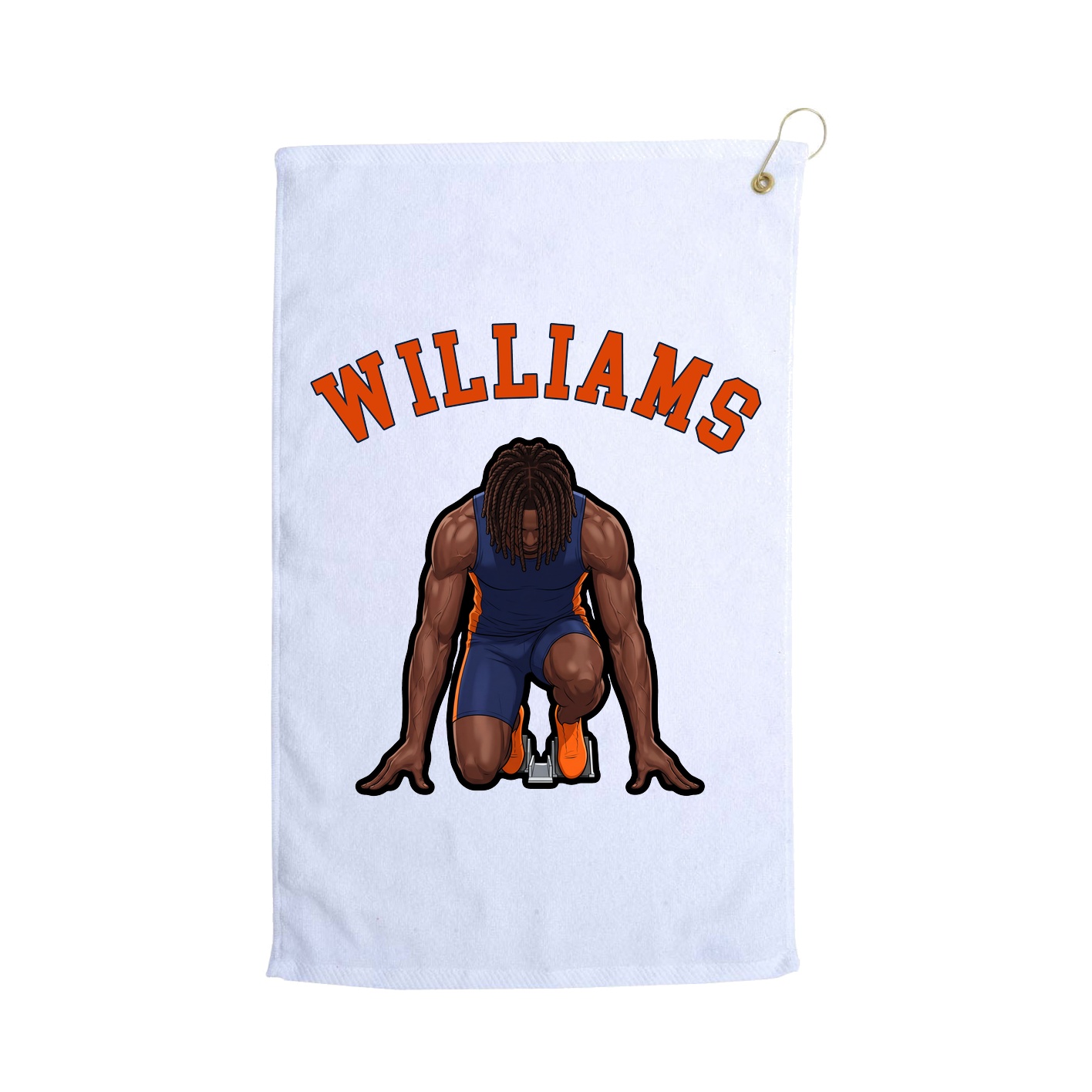 Golf Towel — Shirsey Arch in White