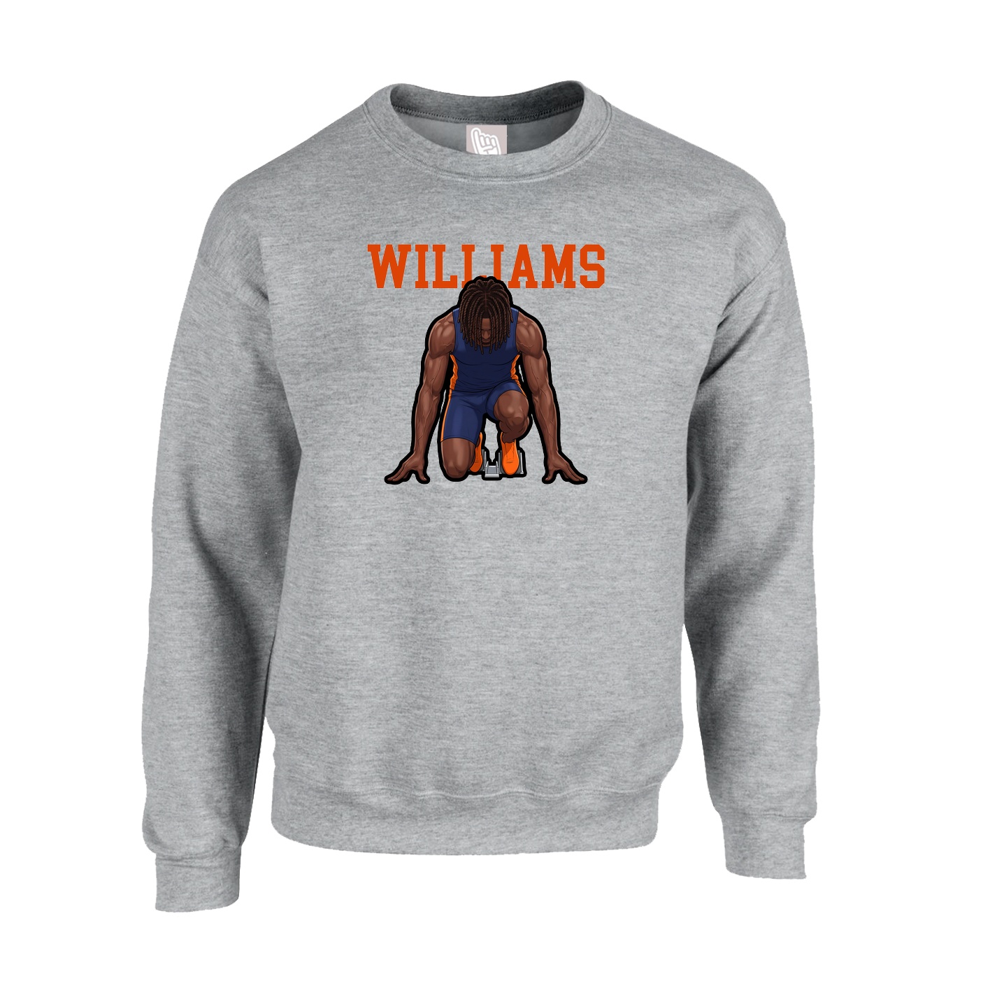 Fleece Crew — Shirsey in Grey