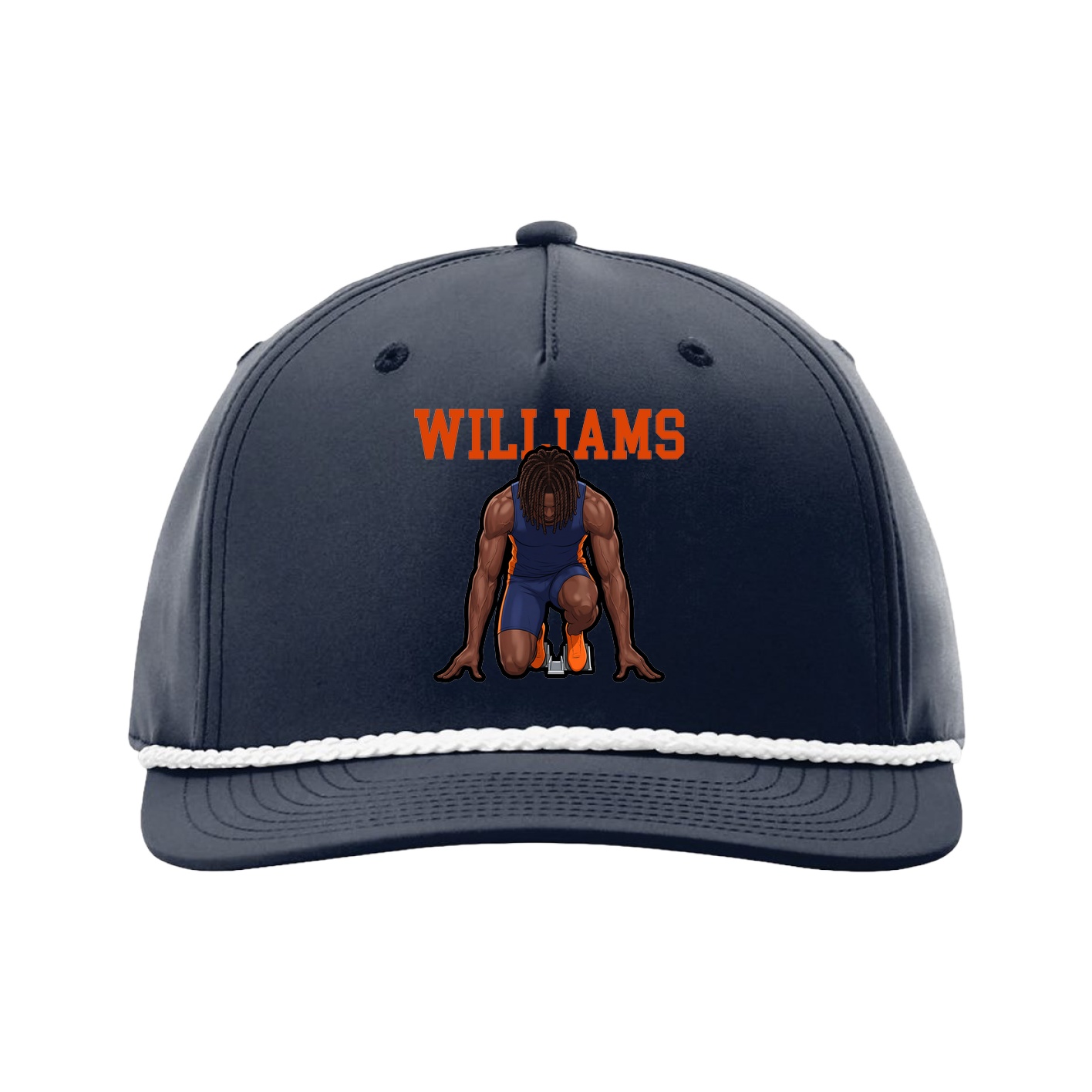 Five-Panel Classic Rope Cap — Shirsey in Navy