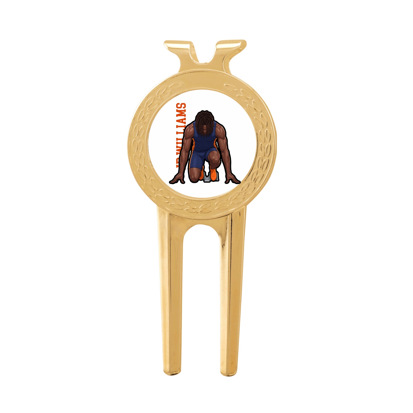 Divot Tool with Ball Marker — Name Vertical in Classic