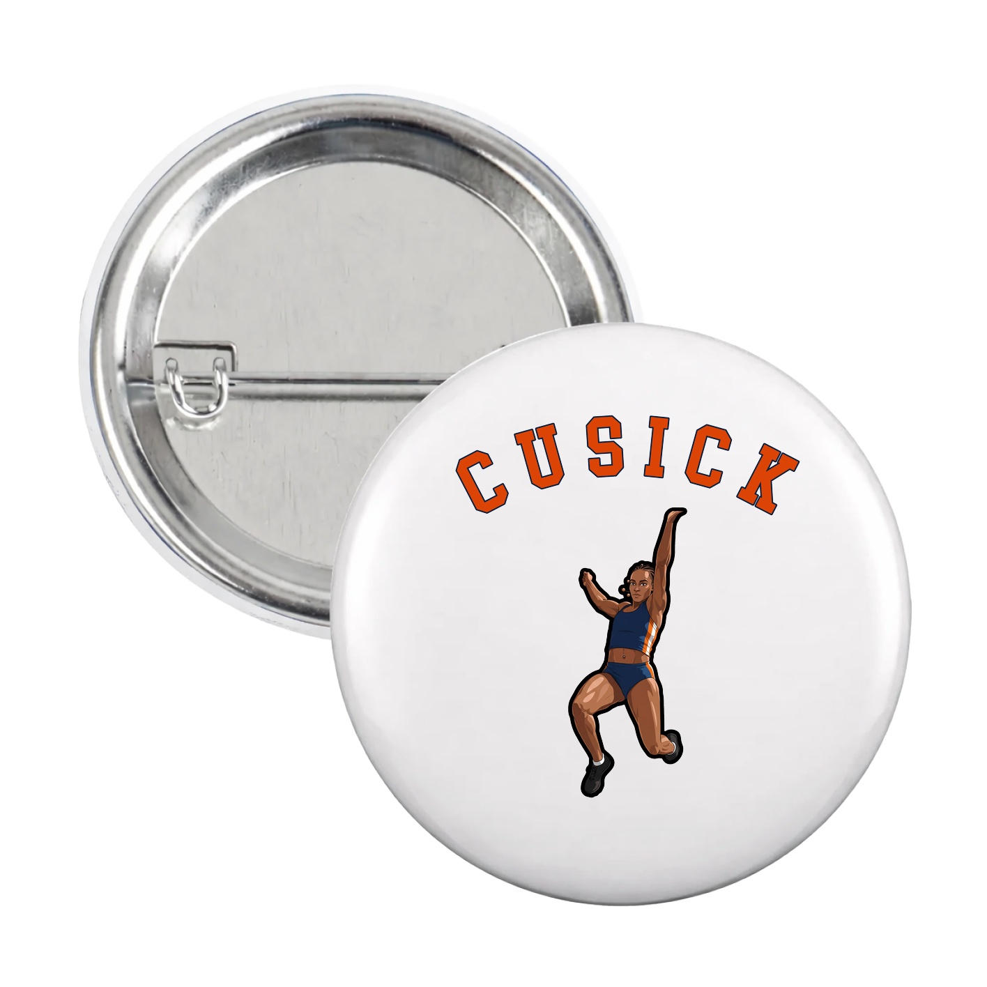 Game Day Button — Shirsey Arch in White