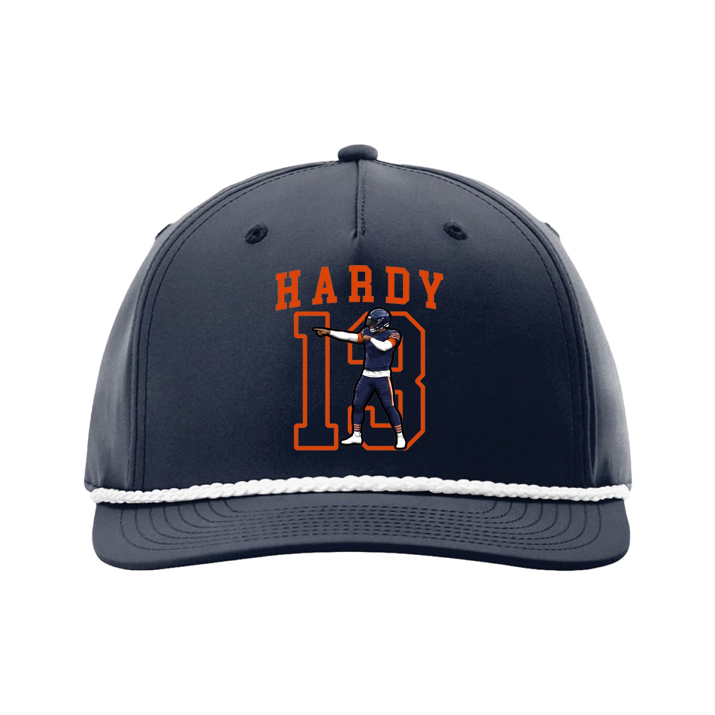 Five-Panel Classic Rope Cap — Shirsey in Navy