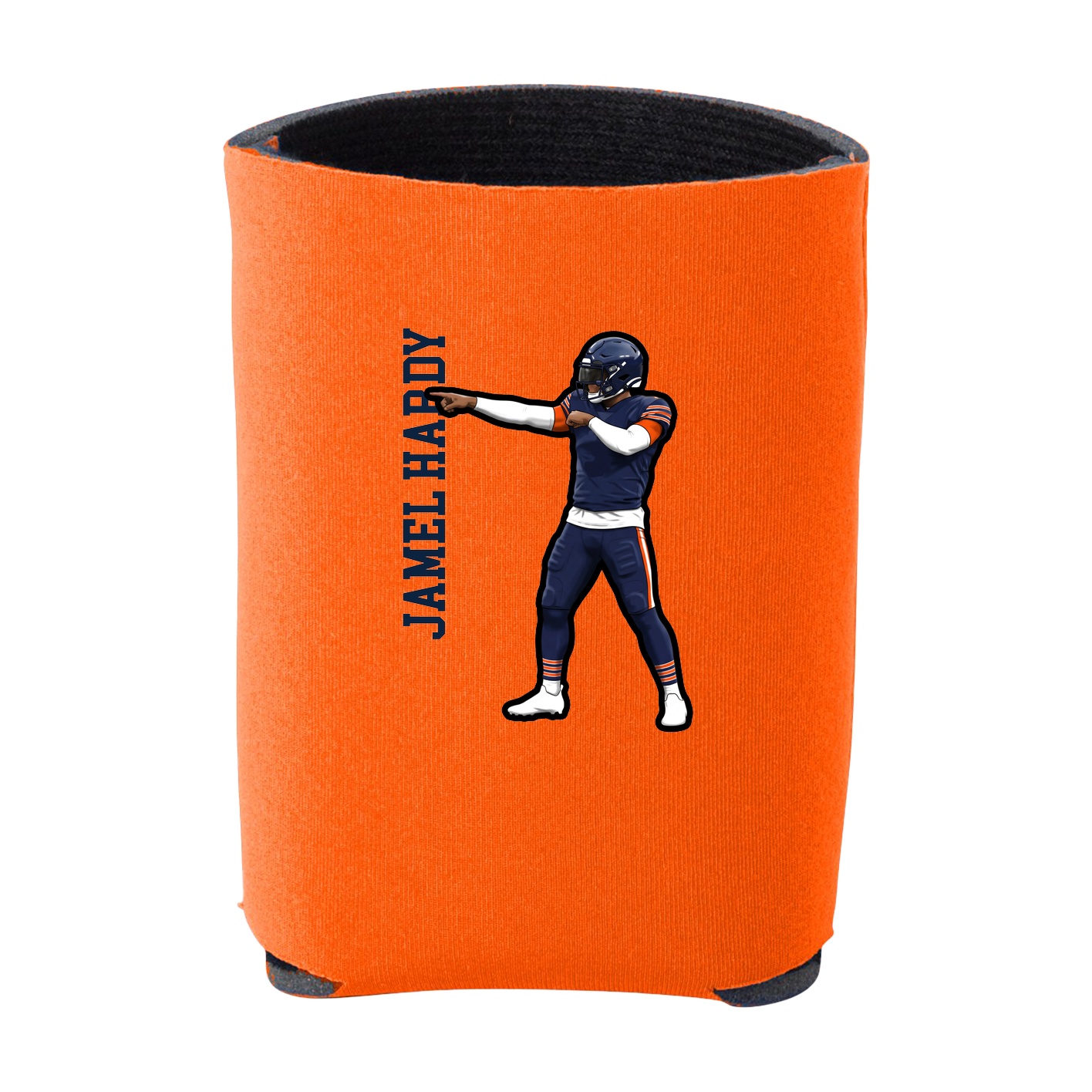 Can Holder — Name Vertical in Orange