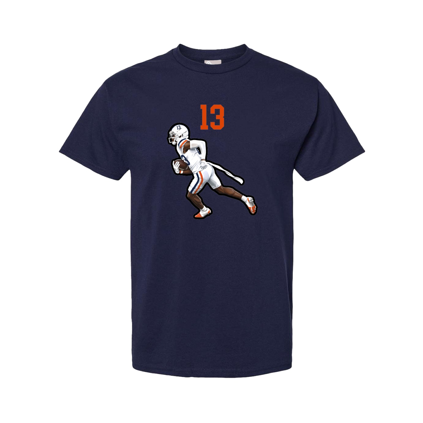 Tee — Number Top in Navy