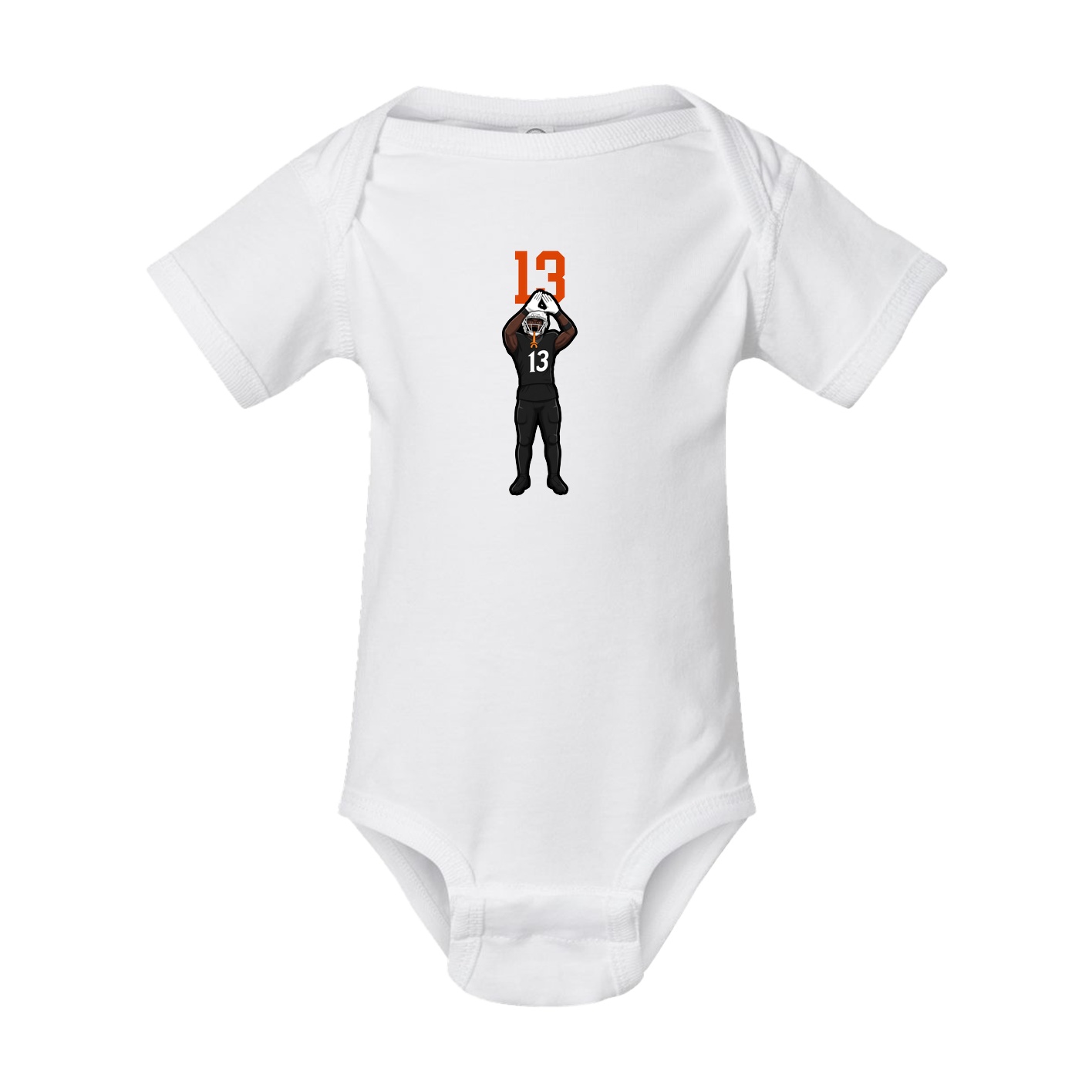 Baby Onesie — Number Top in White