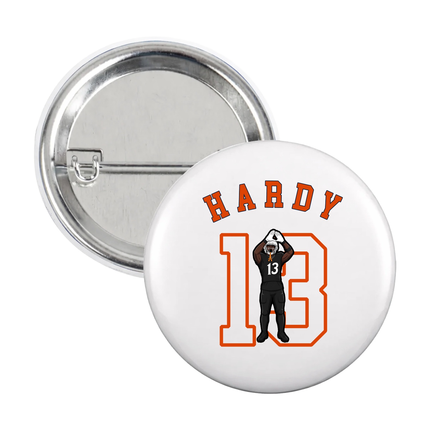 Game Day Button — Shirsey Arch in White