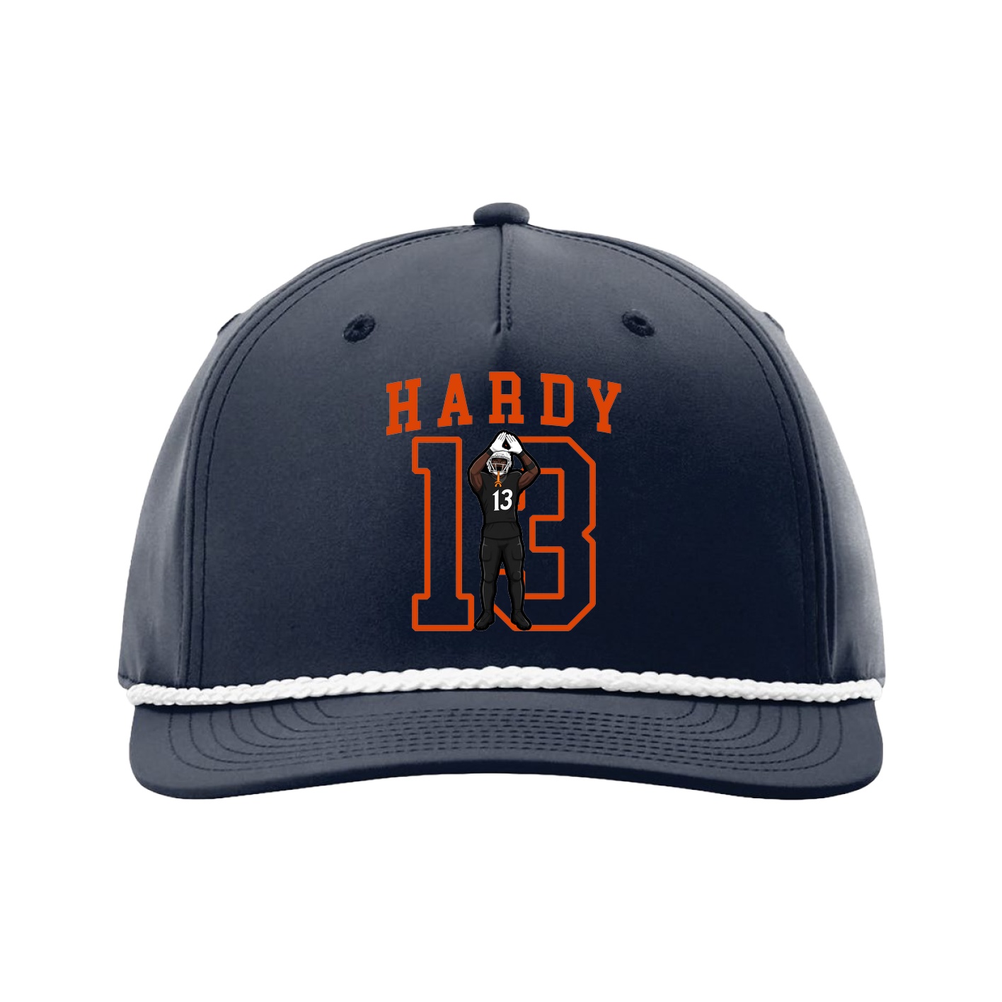 Five-Panel Classic Rope Cap — Shirsey in Navy