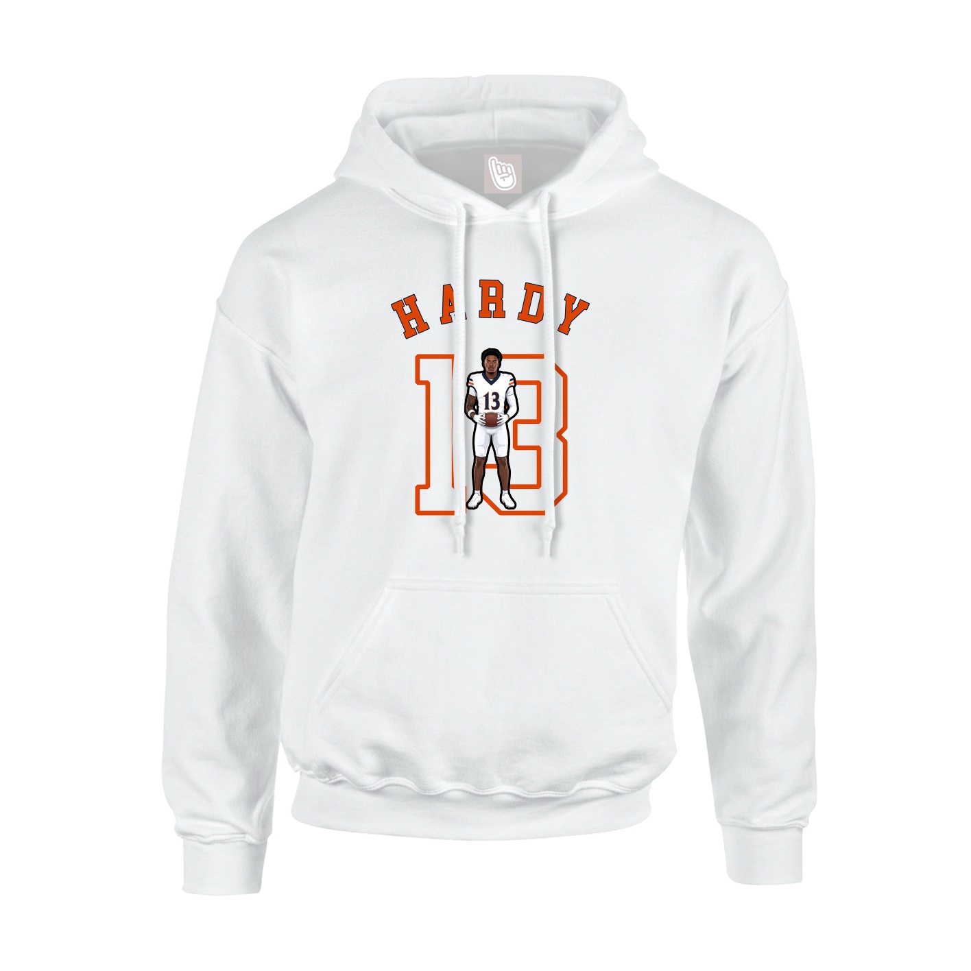Hoodie — Shirsey Arch in White