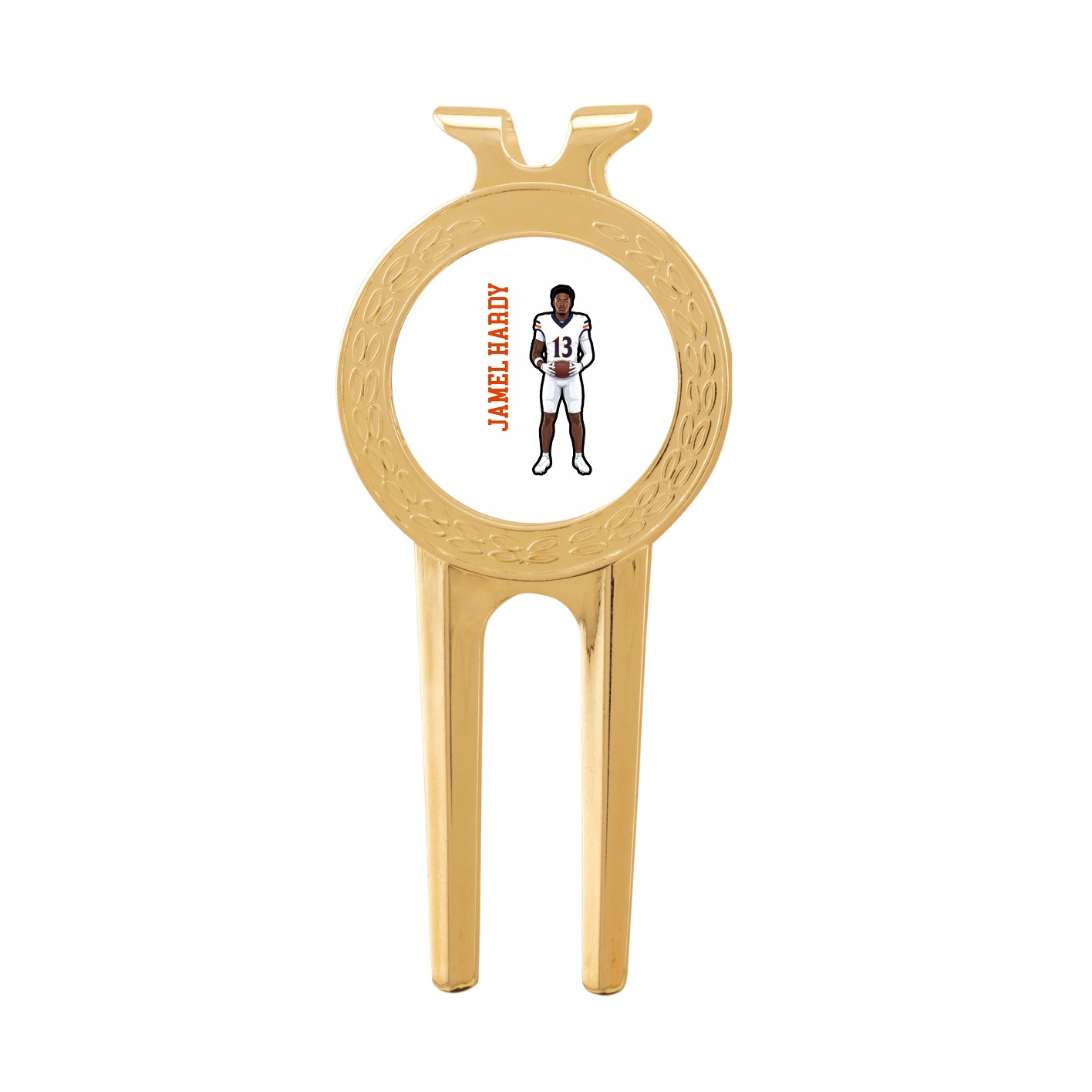 Divot Tool with Ball Marker — Name Vertical in Classic