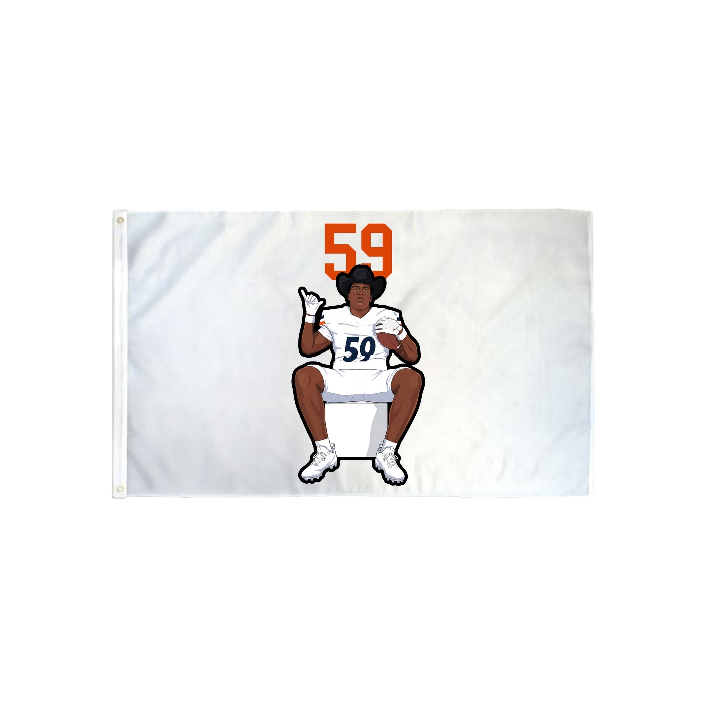 3x5 Flag — Number Top in Classic