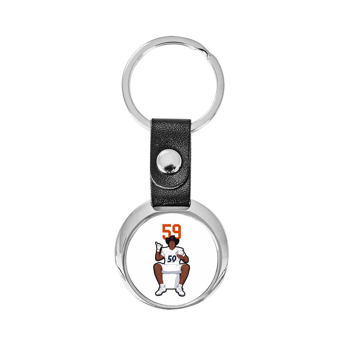 Key Chain — Number Top in Classic