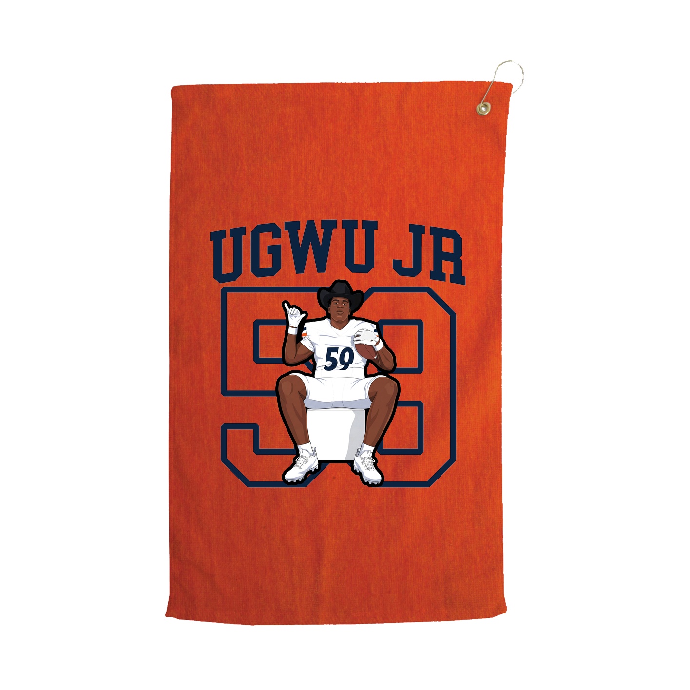 Golf Towel — Shirsey in Orange