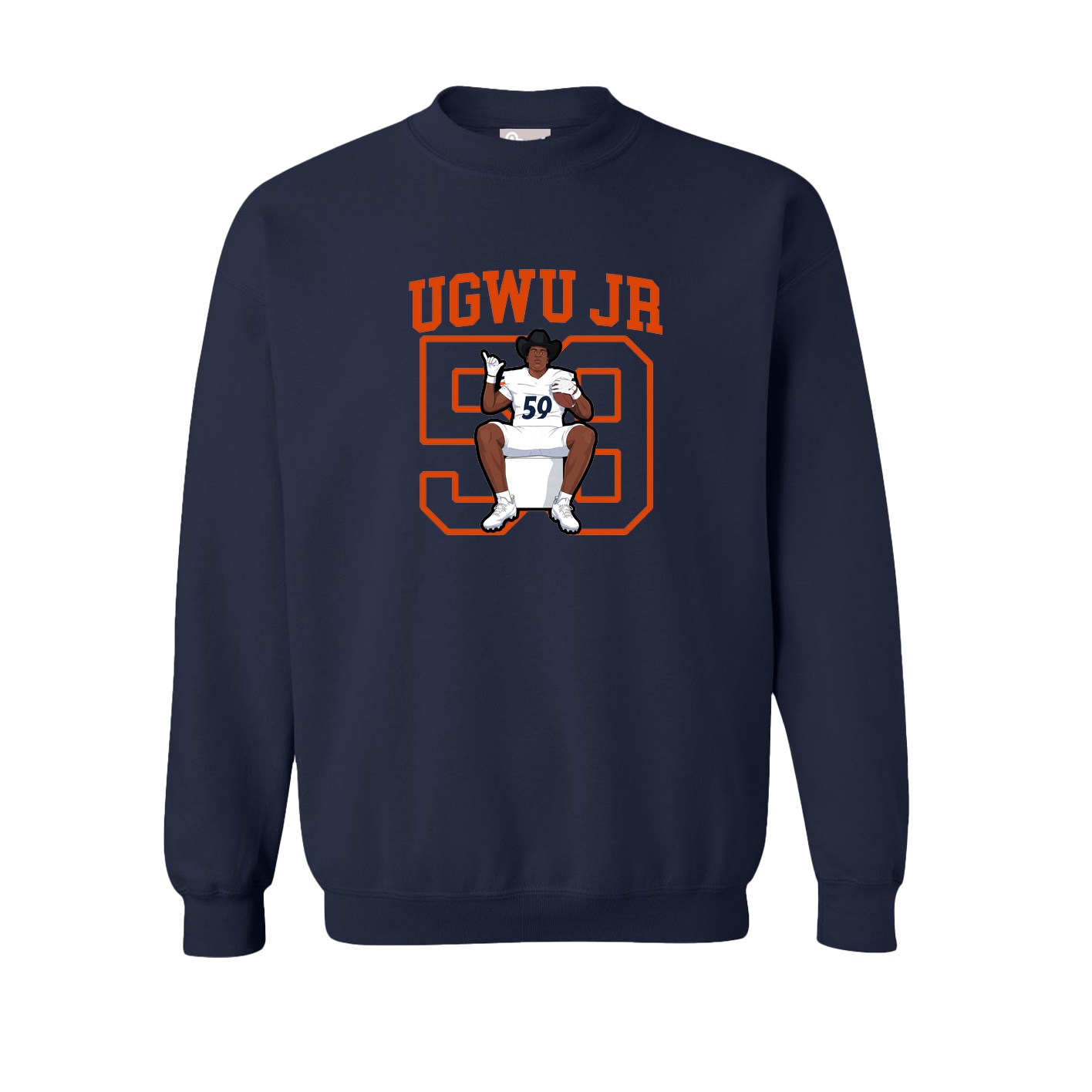Fleece Crew — Shirsey in Navy