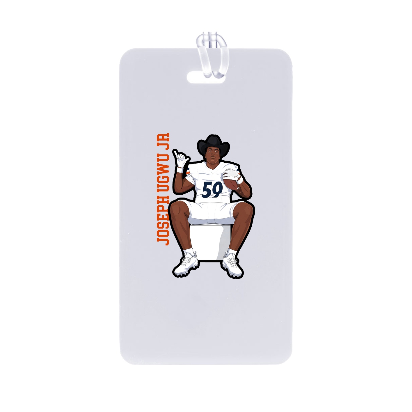 Bag Tag — Name Vertical in Classic