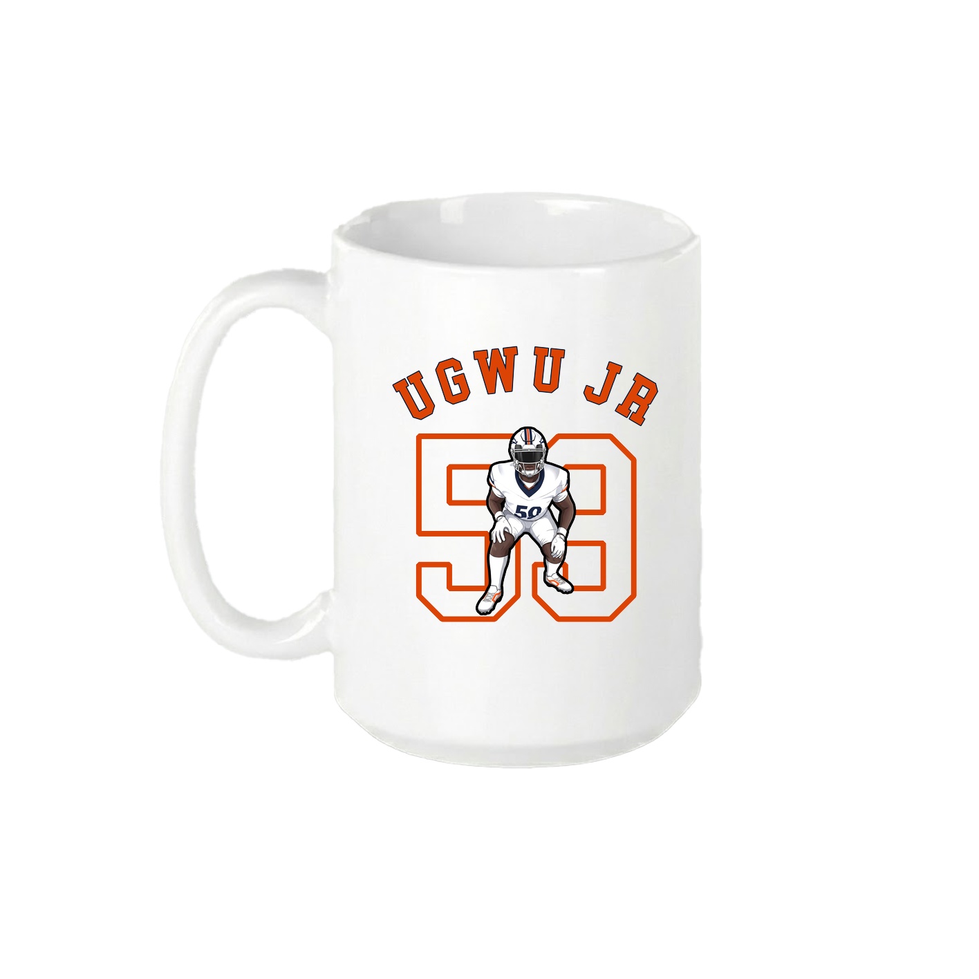15oz Coffee Mug — Shirsey Arch in White