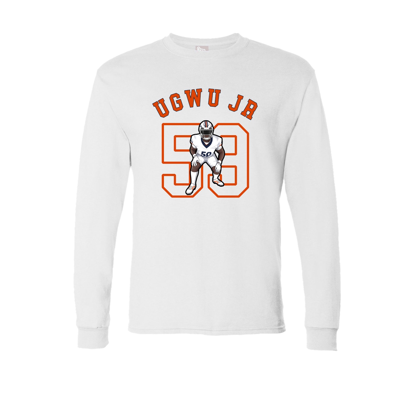 Long Sleeve Tee — Shirsey Arch in White