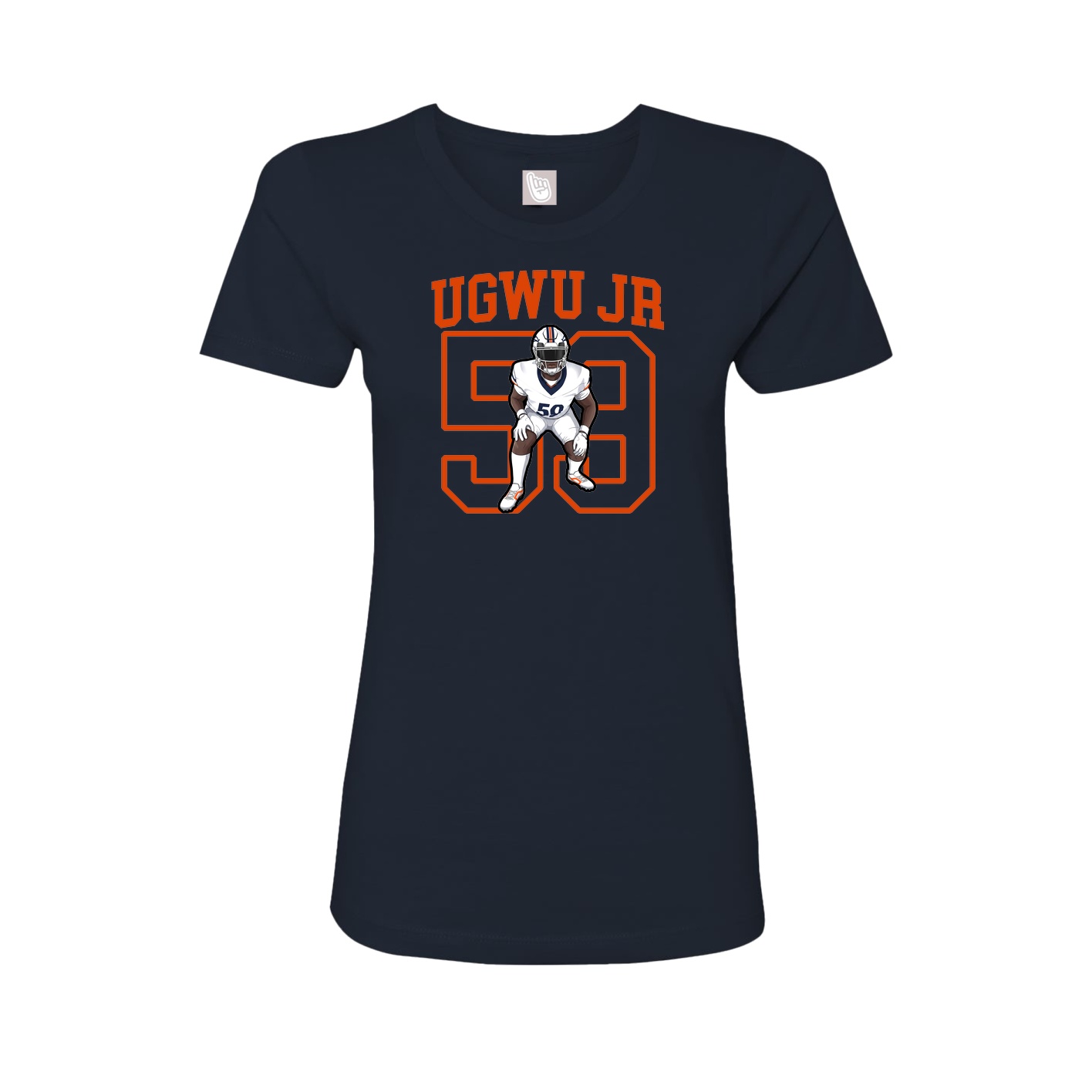 Fitted Women's Tee — Shirsey in Navy