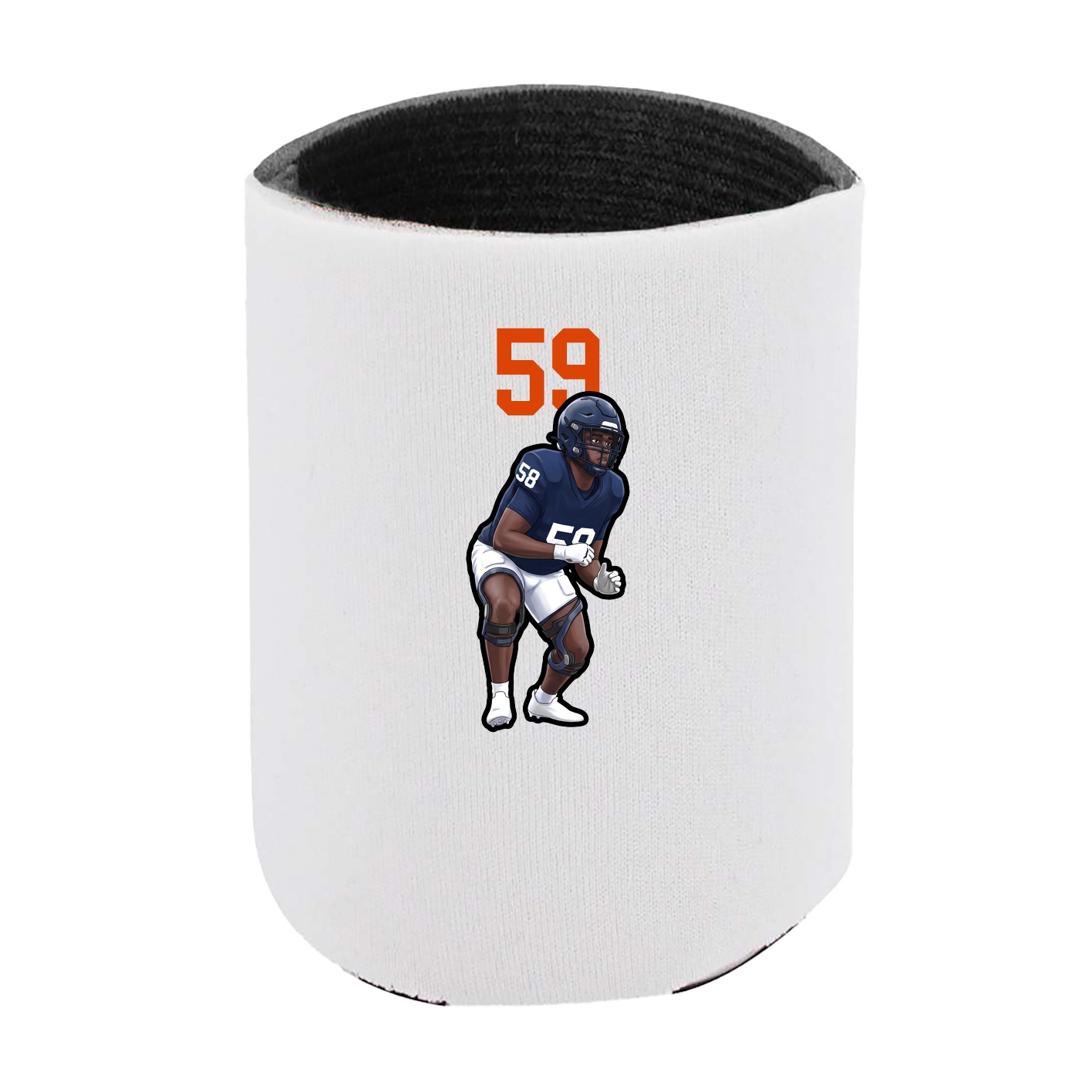 Can Holder — Number Top in White