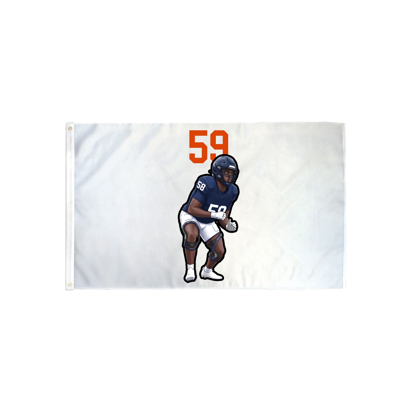3x5 Flag — Number Top in Classic