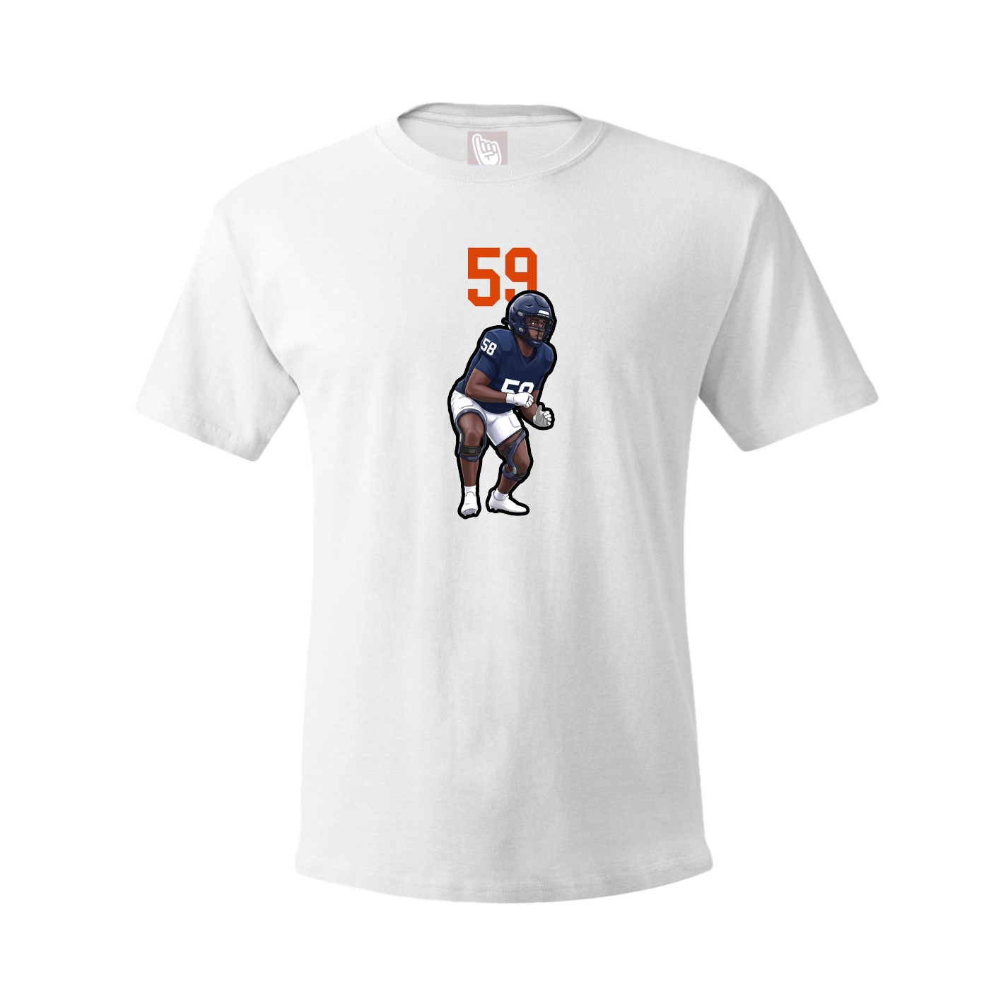 Tee — Number Top in White