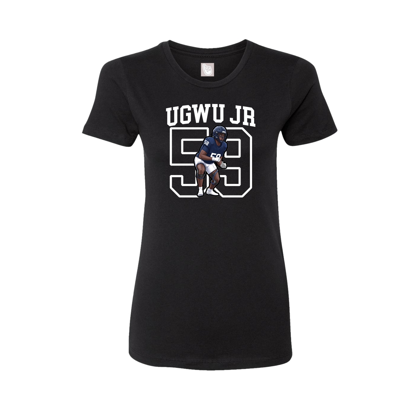 Fitted Women's Tee — Shirsey in Black