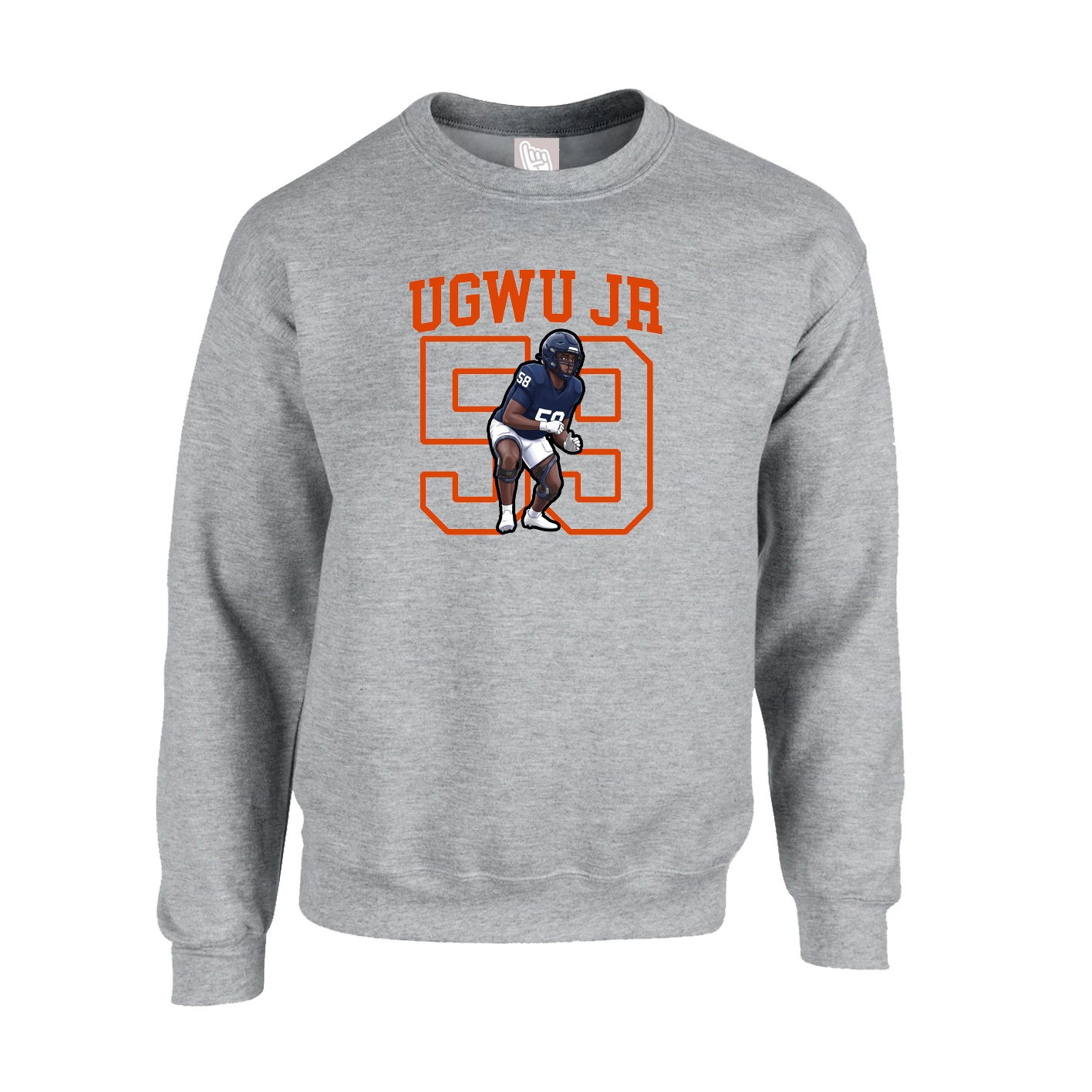 Fleece Crew — Shirsey in Grey