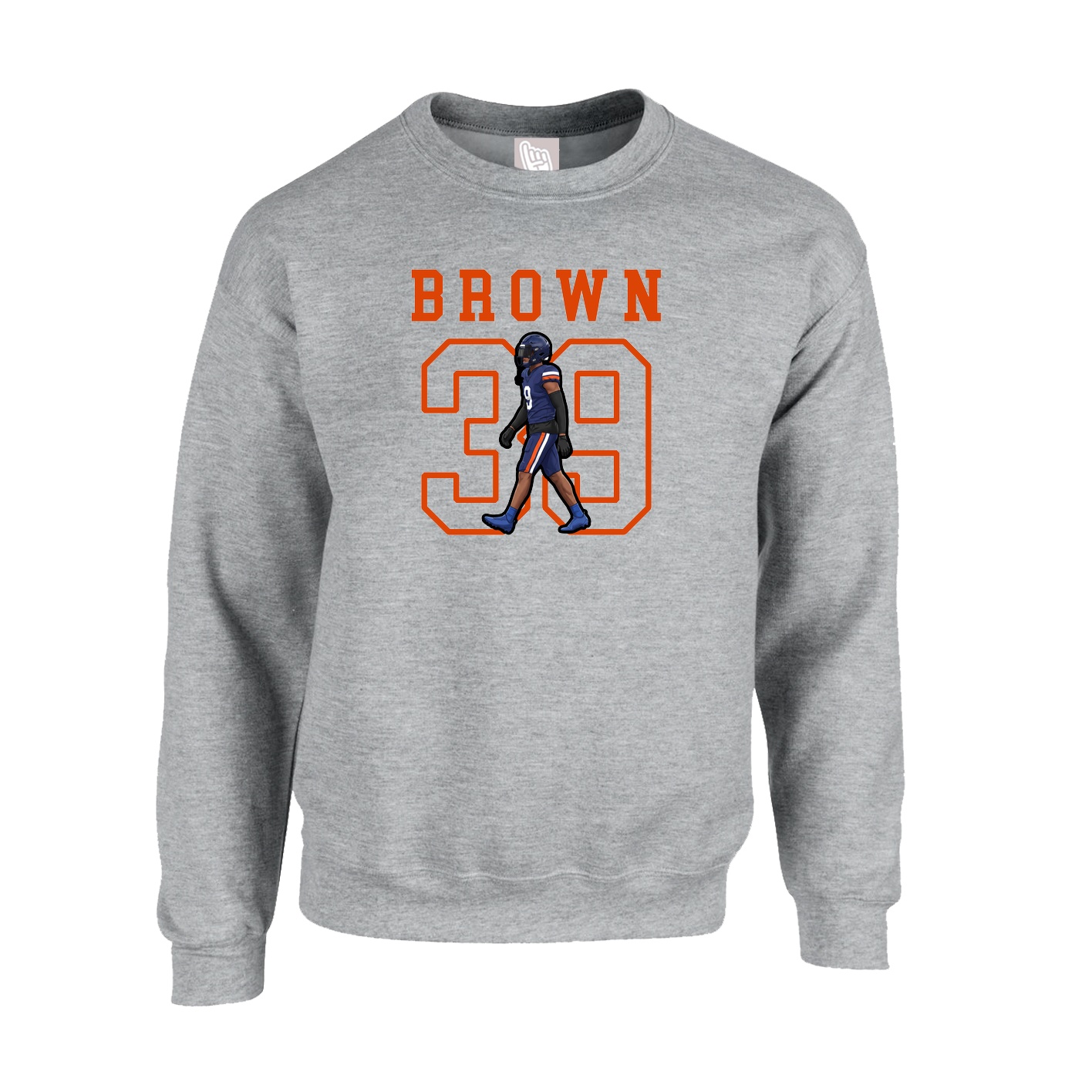 Fleece Crew — Shirsey in Grey