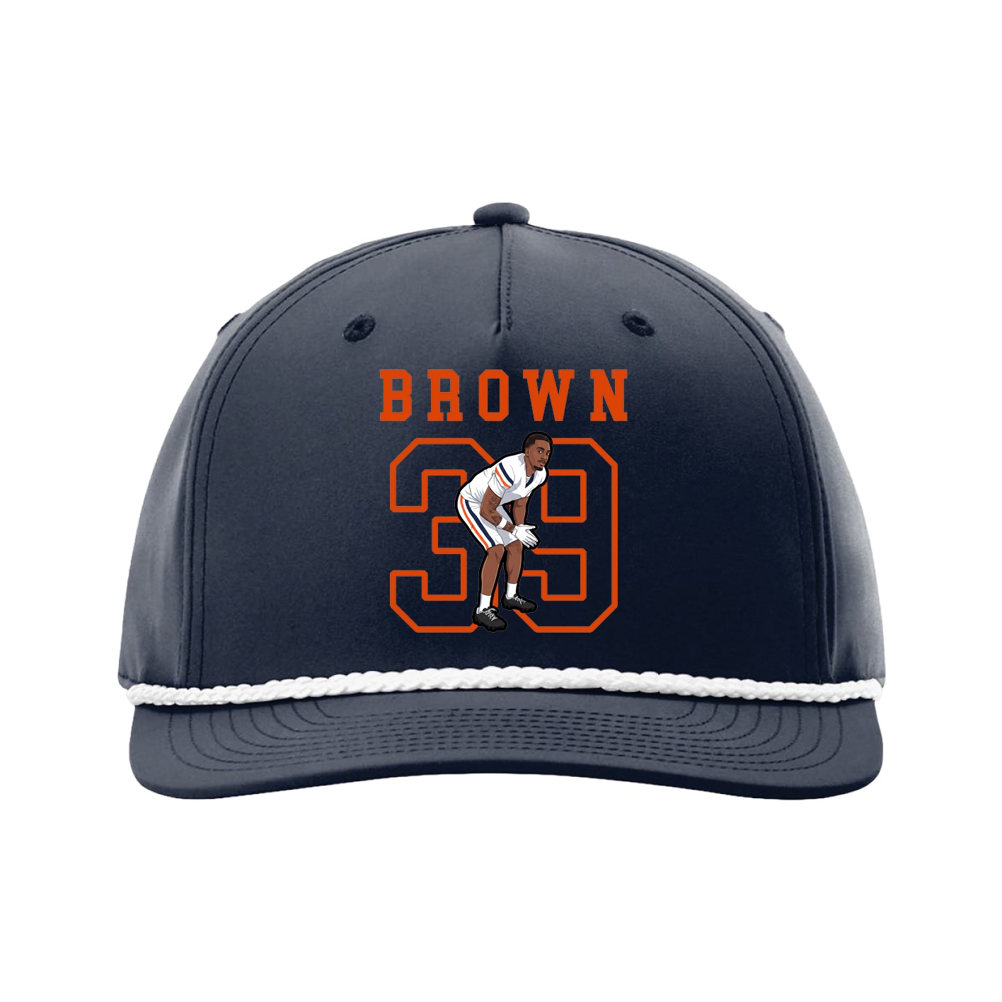 Five-Panel Classic Rope Cap — Shirsey in Navy