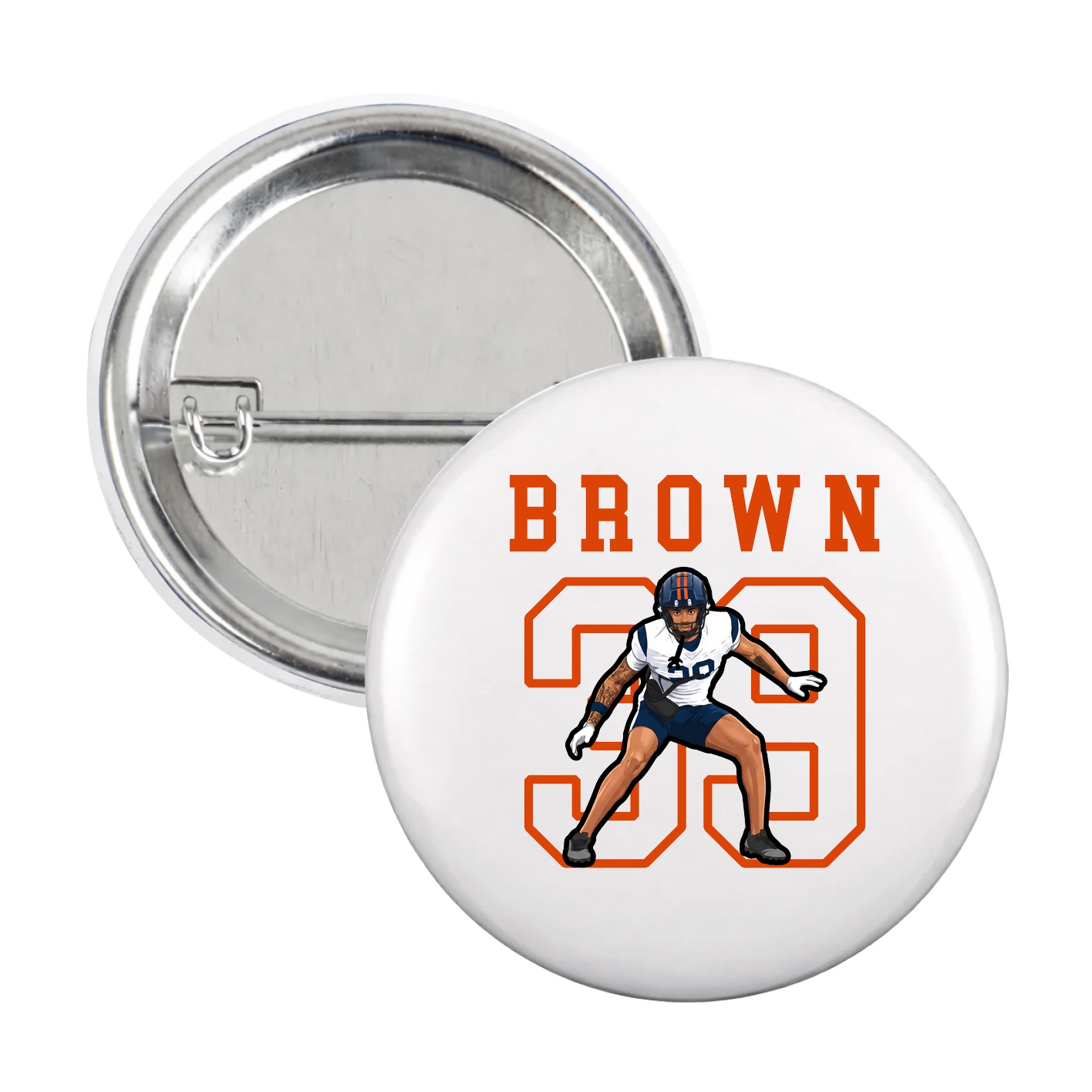 Game Day Button — Shirsey in White