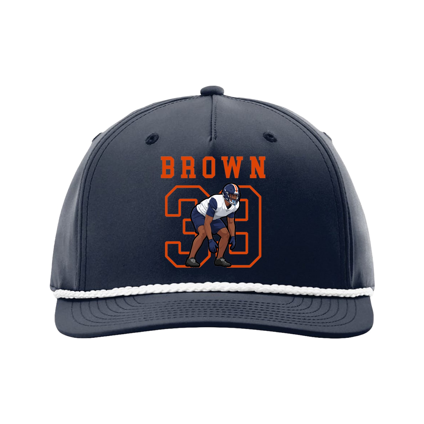 Five-Panel Classic Rope Cap — Shirsey in Navy