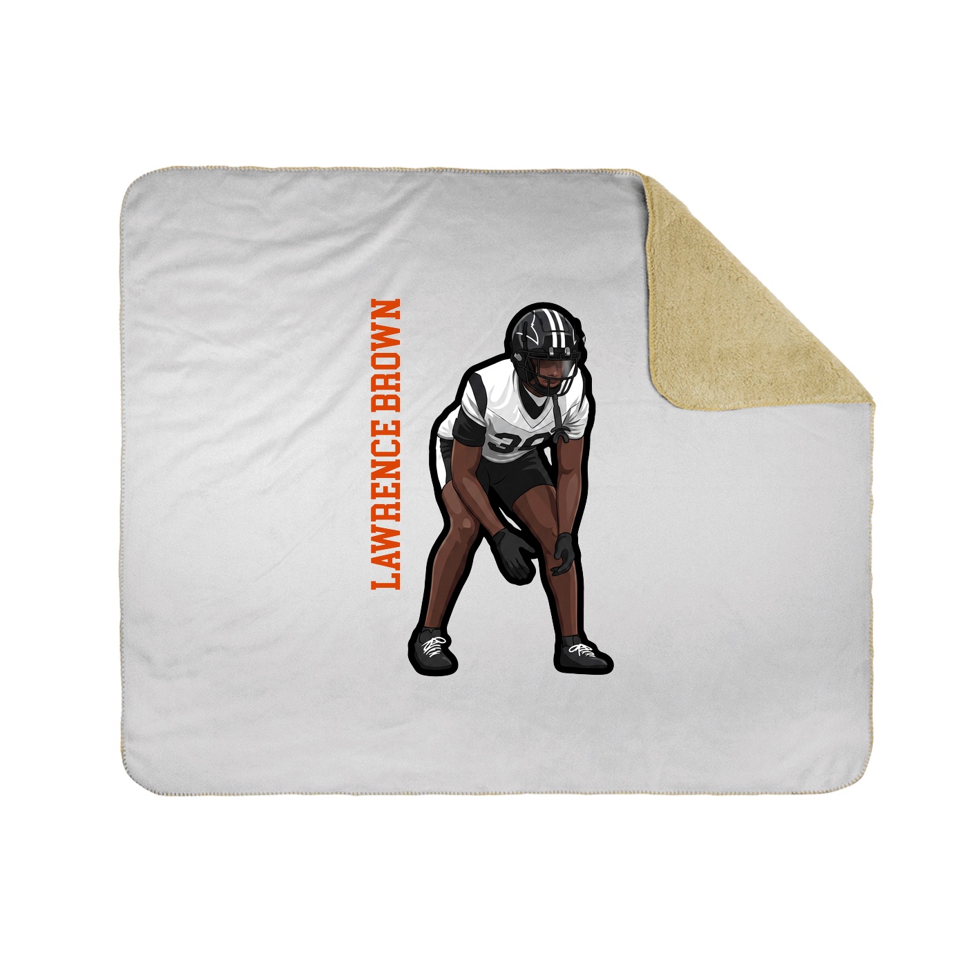 50x60 Sherpa Lined Throw Blanket