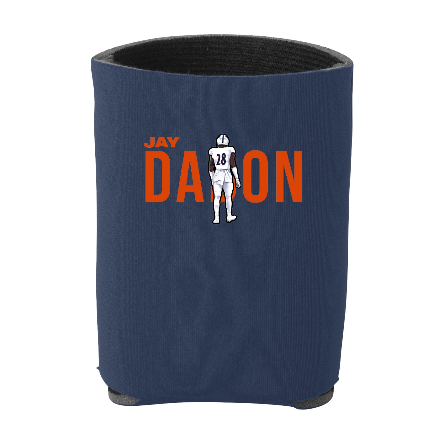 Can Holder — Player Name in Navy