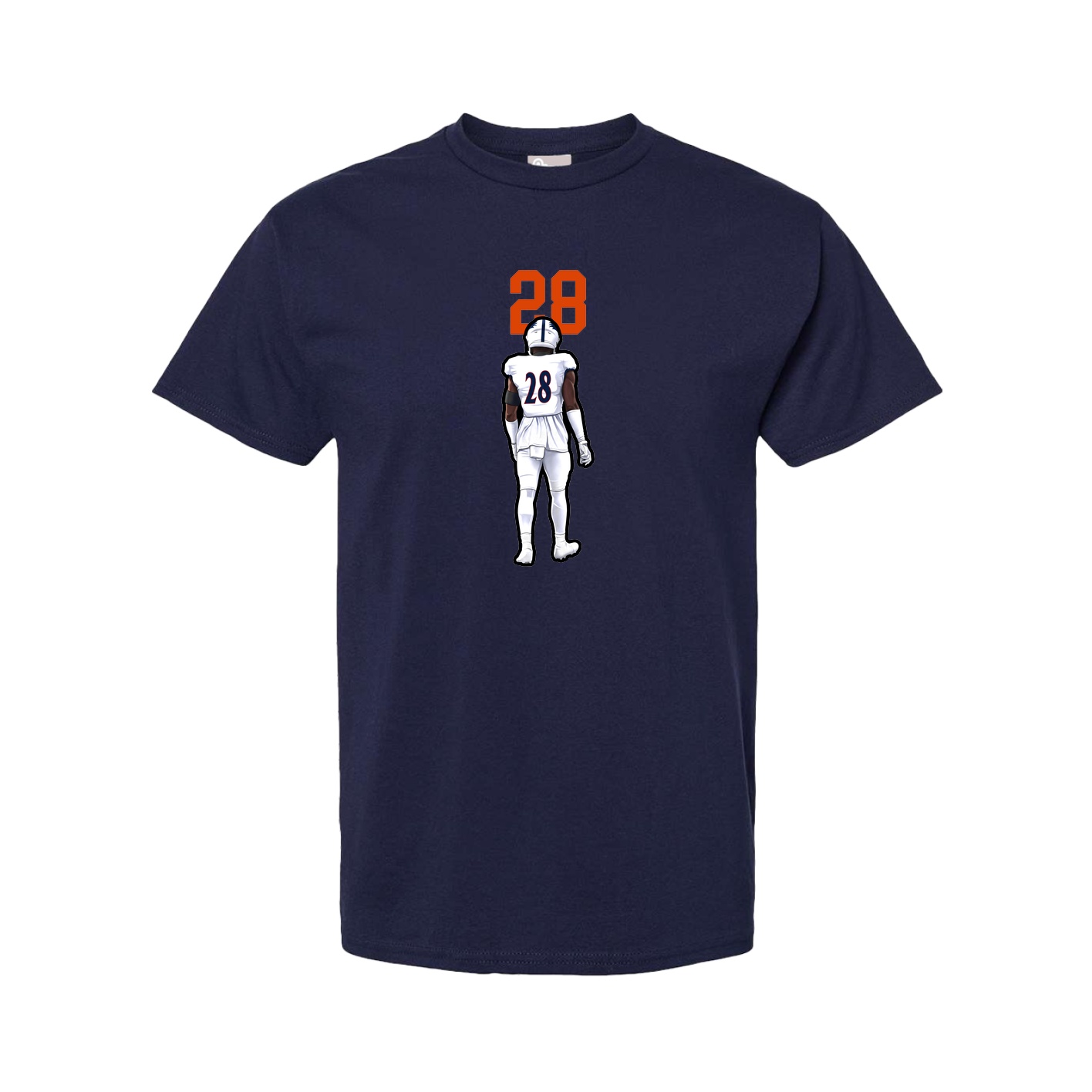 Tee — Number Top in Navy
