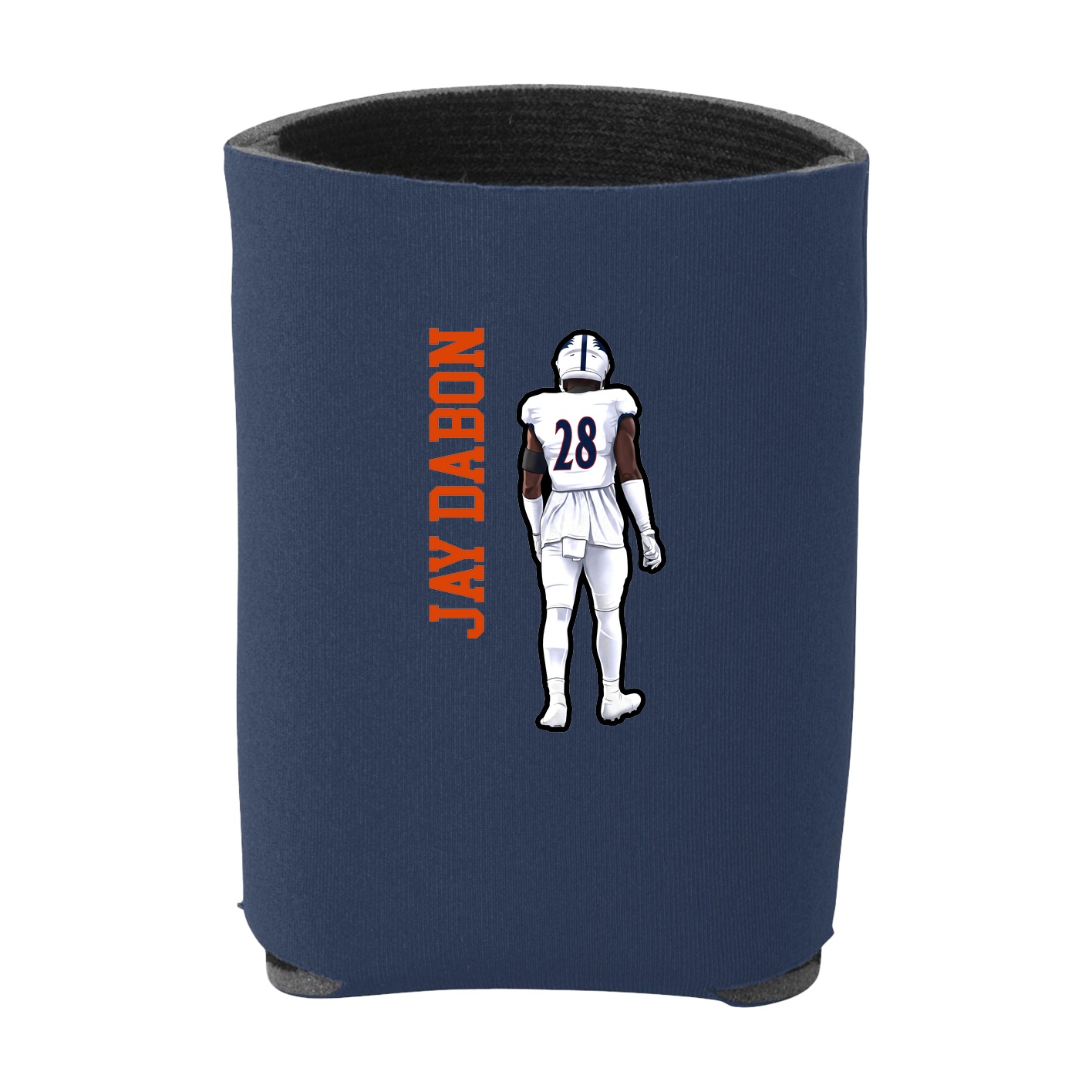 Can Holder — Name Vertical in Navy