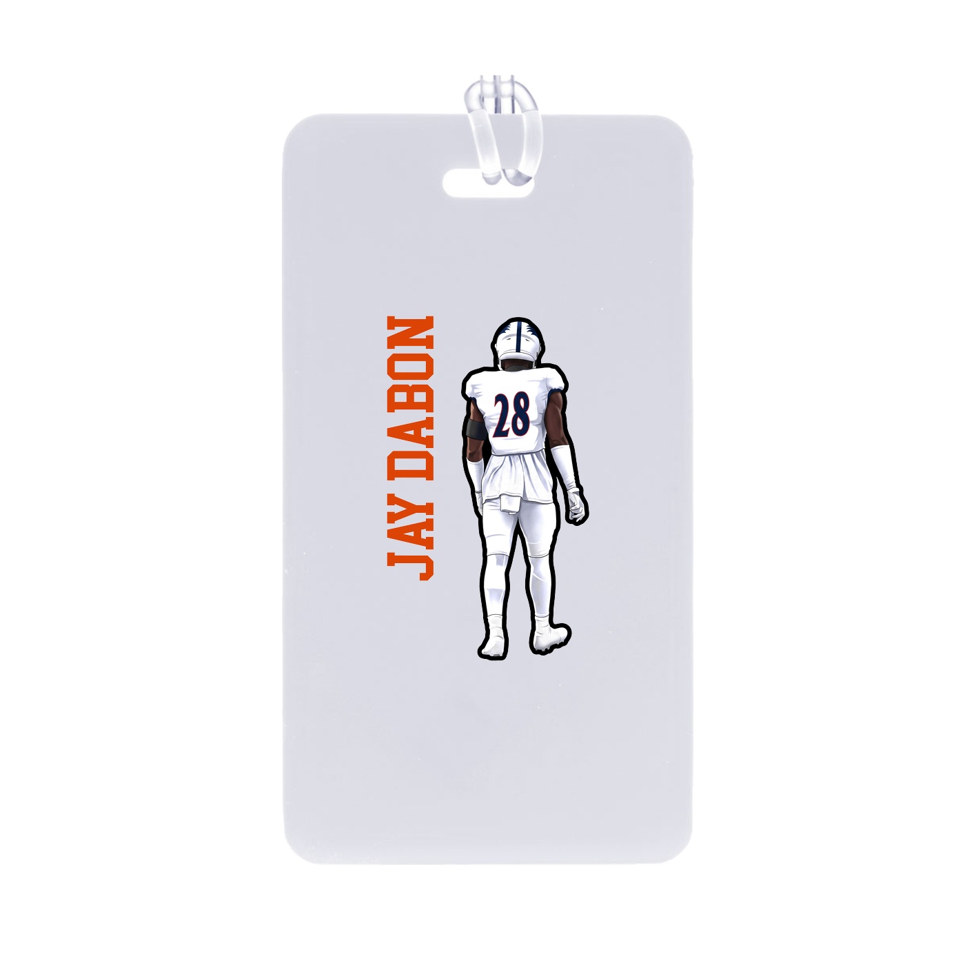 Bag Tag — Name Vertical in Classic