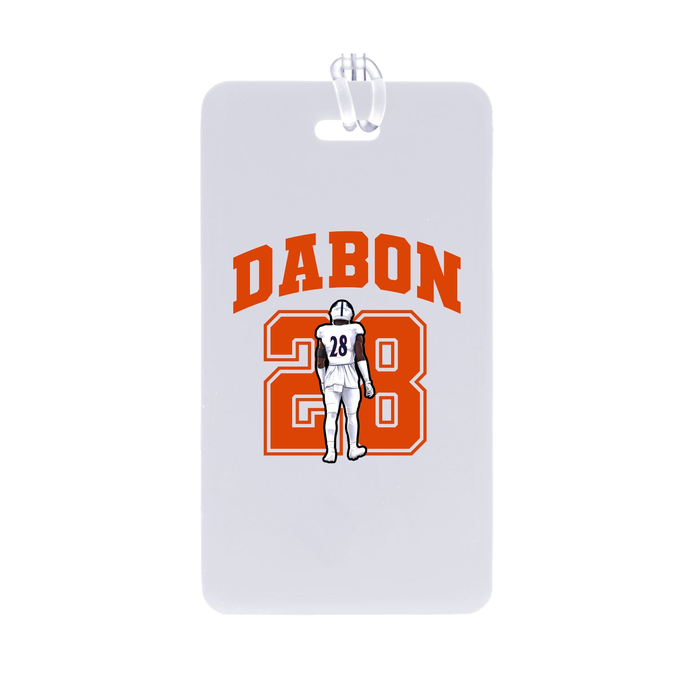 Bag Tag — Number in Classic