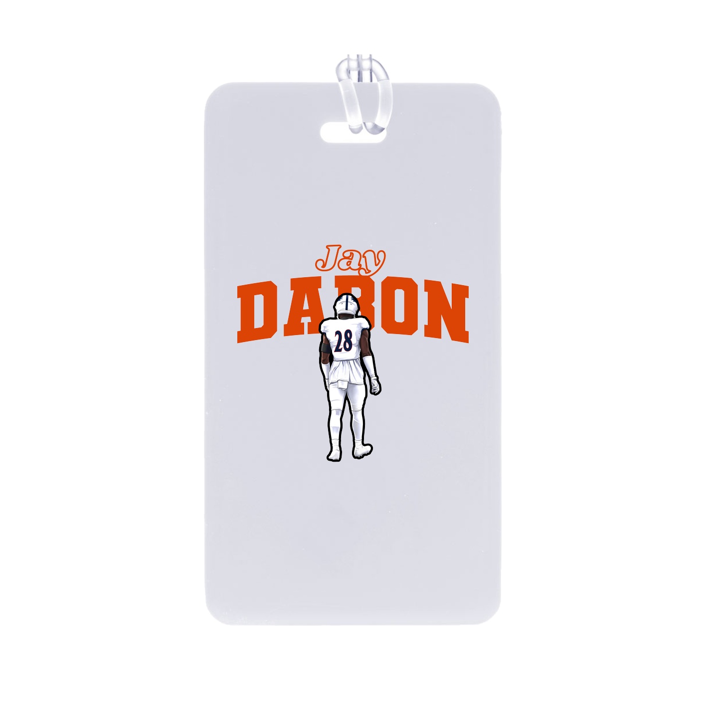 Bag Tag — Name Arch in Classic