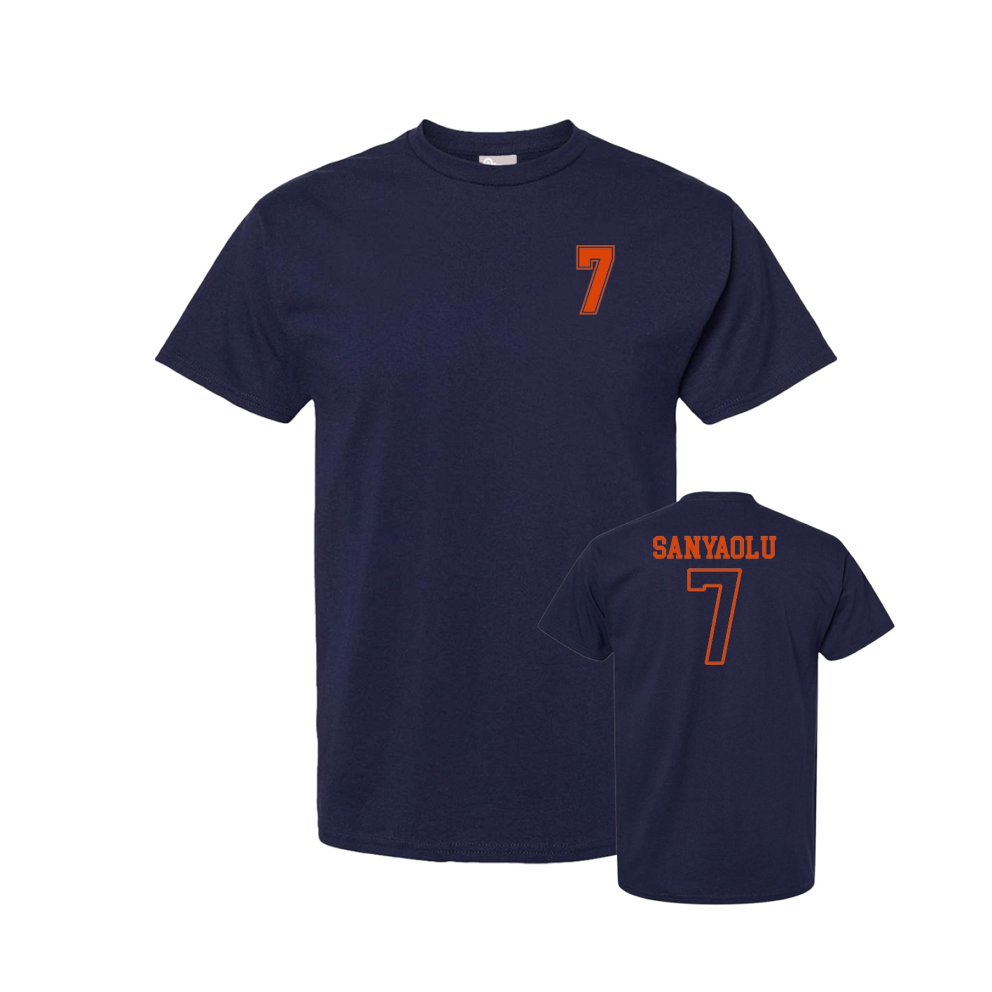 Tee — Chest Back in Navy