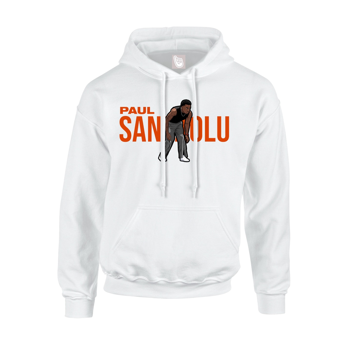 Youth Hoodie — Player Name in White