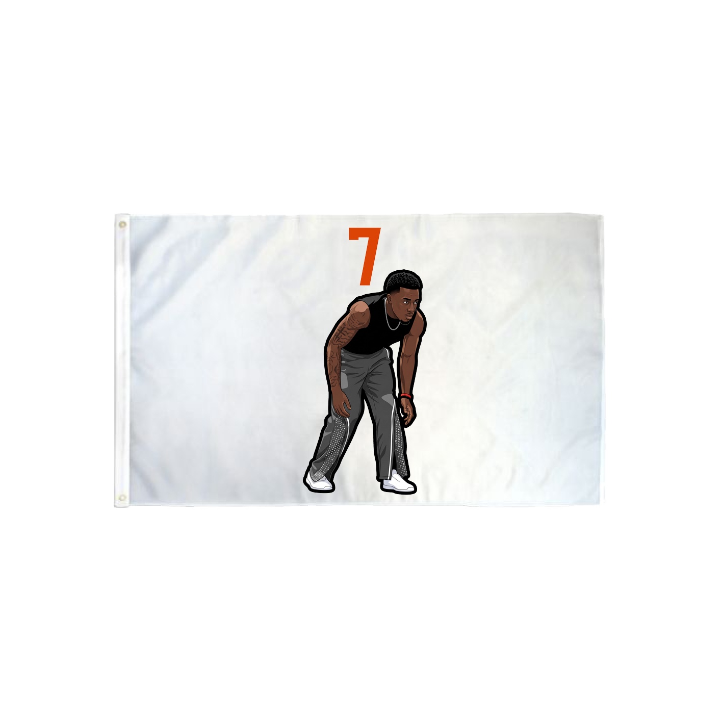 3x5 Flag — Number Top in Classic