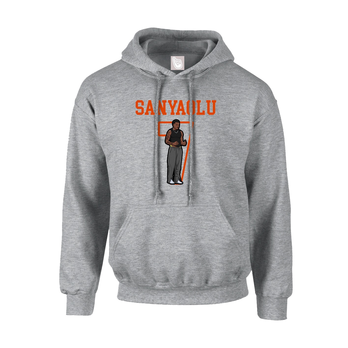 Hoodie — Shirsey in Grey