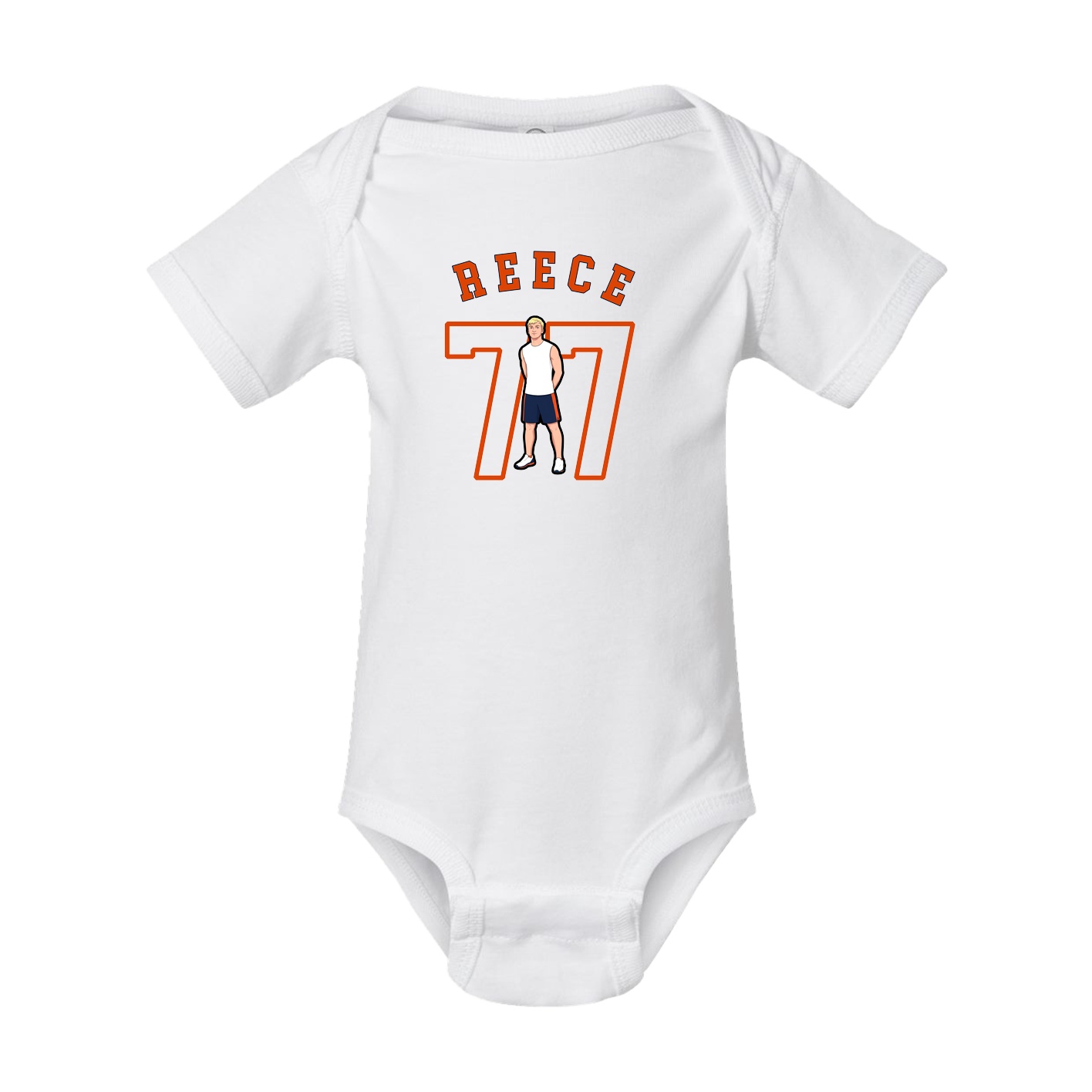 Baby Onesie — Shirsey Arch in White