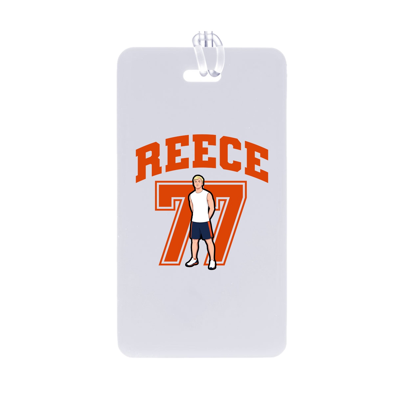 Bag Tag — Number in Classic
