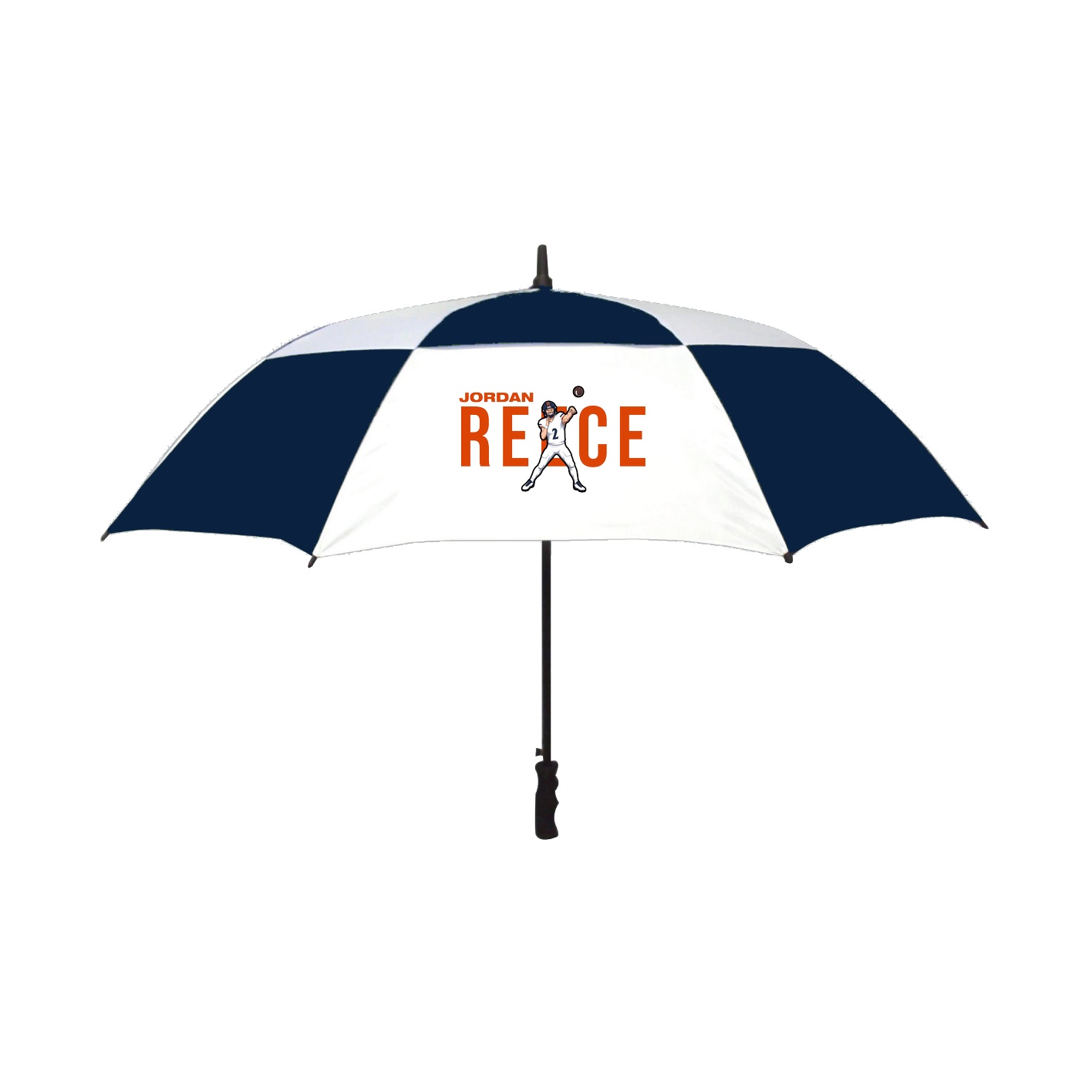 Golf Umbrella — Player Name in Navy