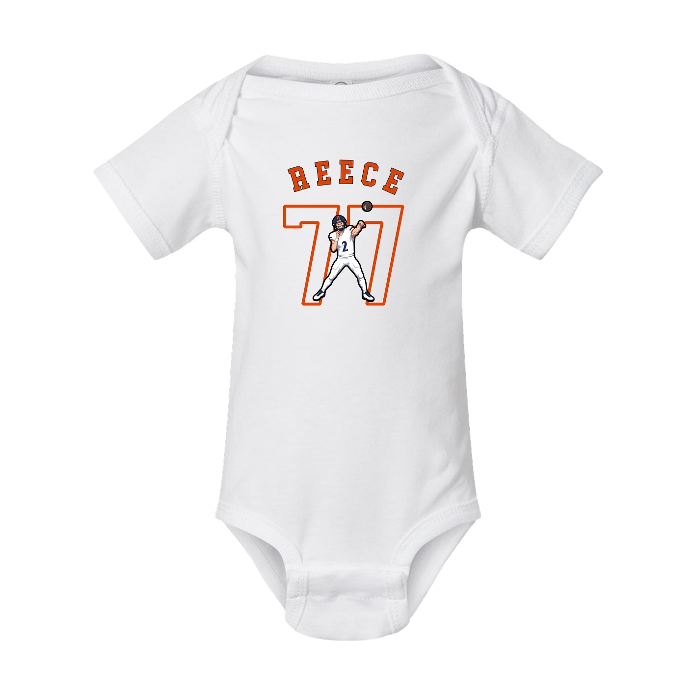 Baby Onesie — Shirsey Arch in White