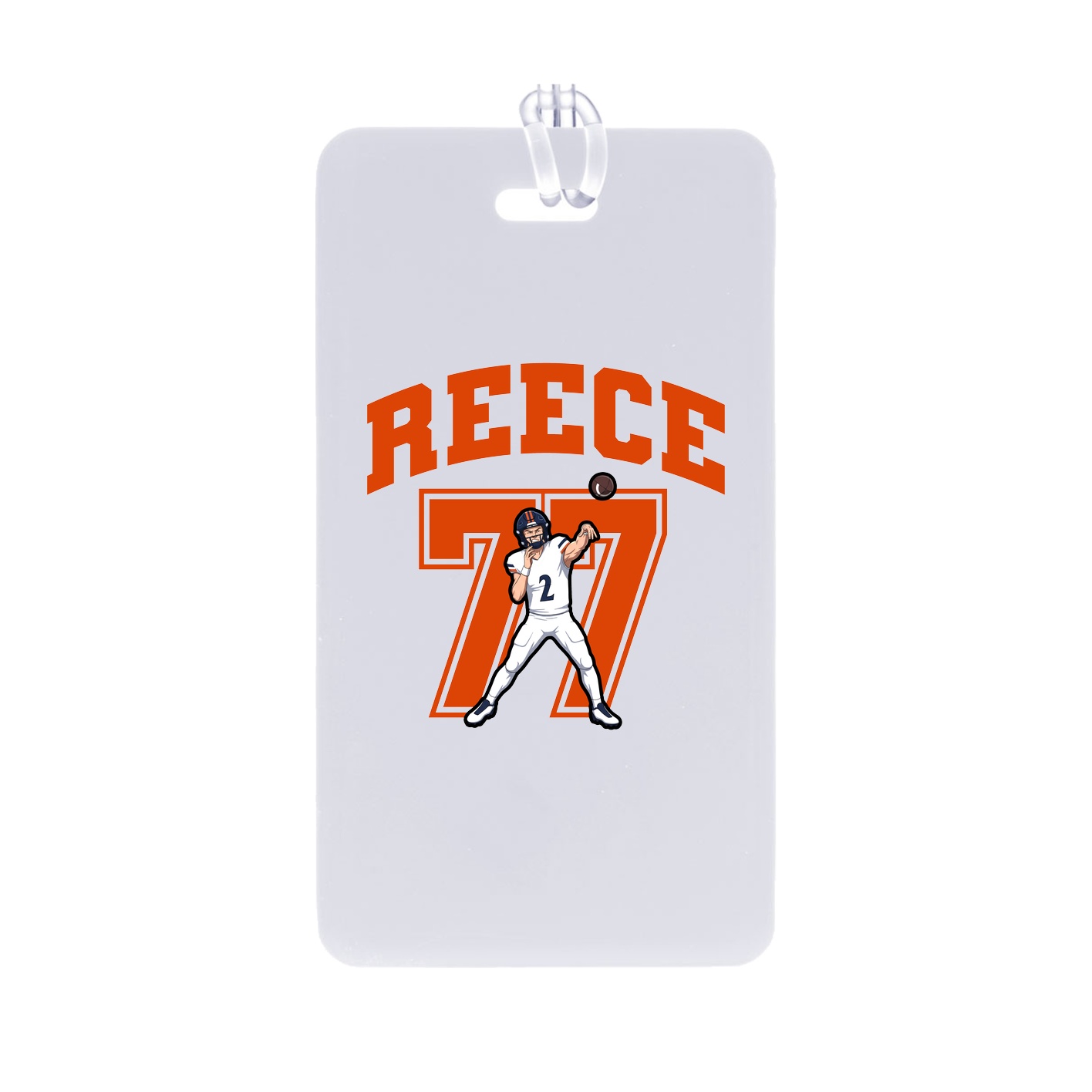 Bag Tag — Number in Classic