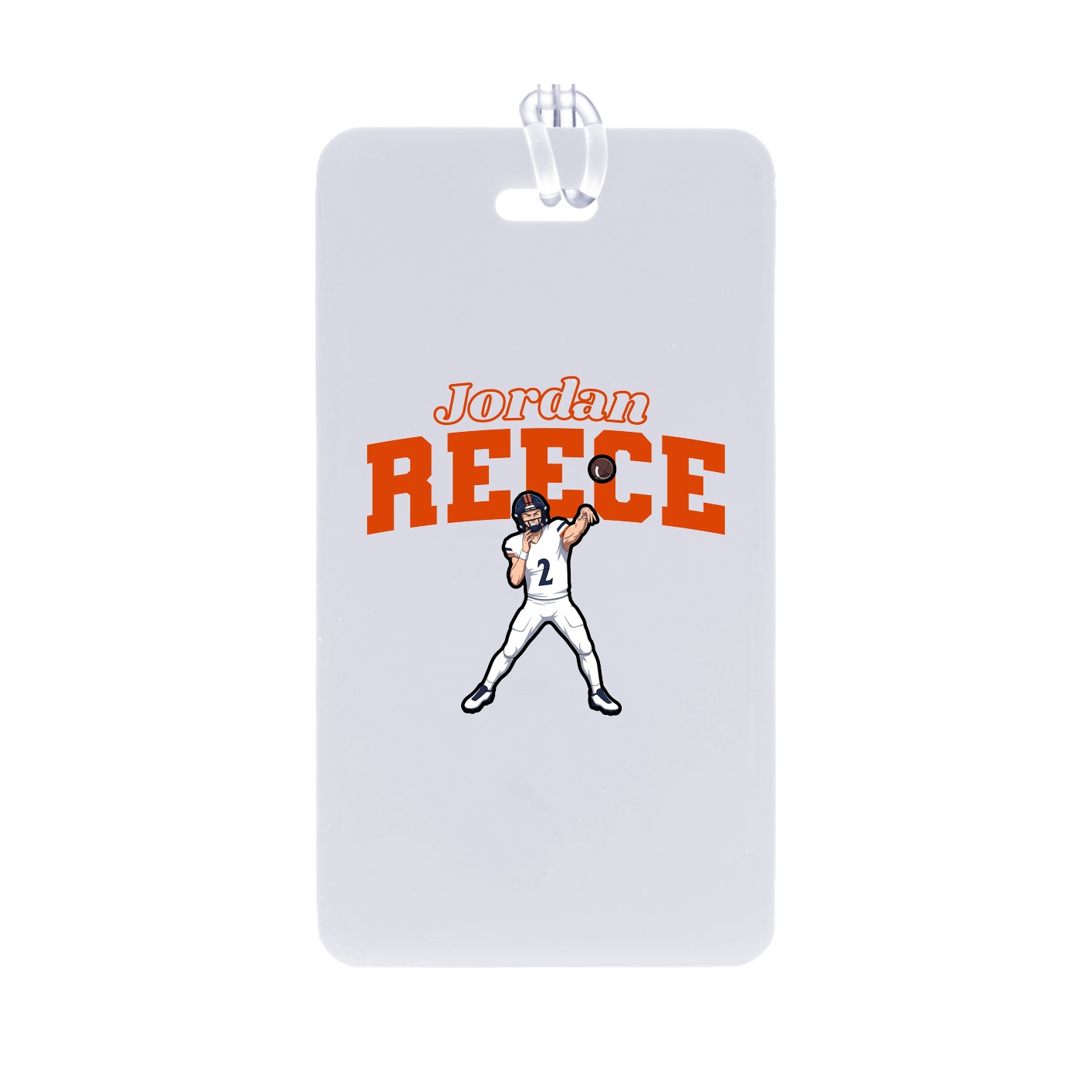 Bag Tag — Name Arch in Classic