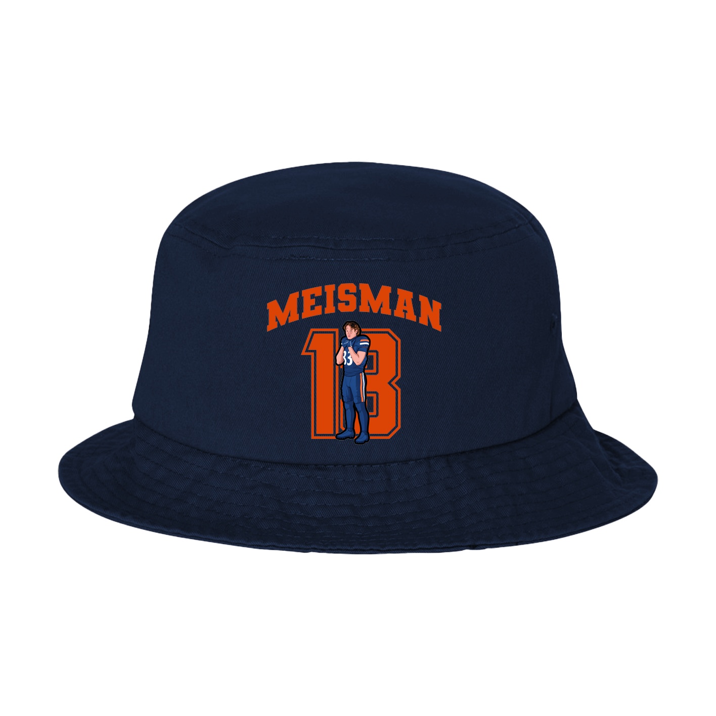 Bucket Cap — Number in Navy