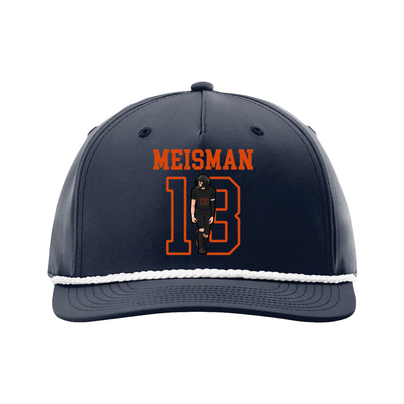 Five-Panel Classic Rope Cap — Shirsey in Navy