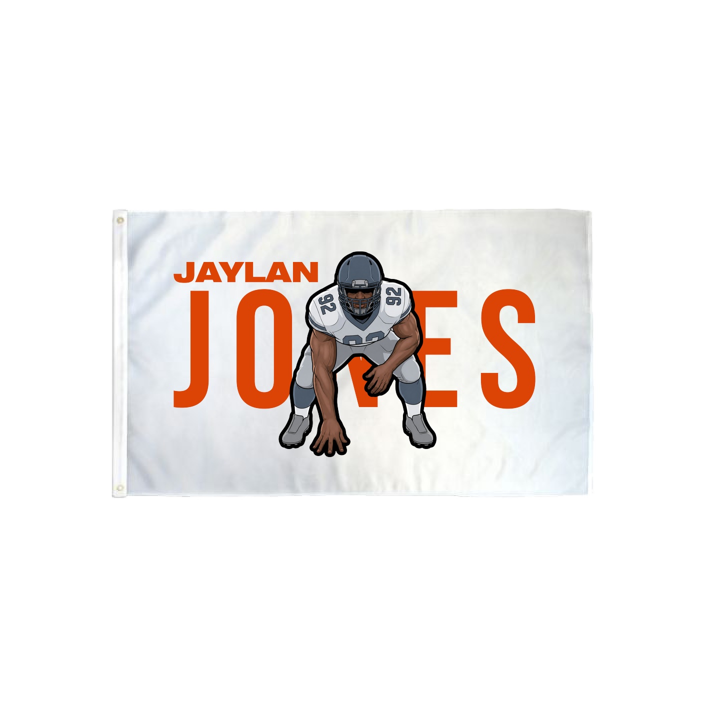 3x5 Flag — Player Name in Classic